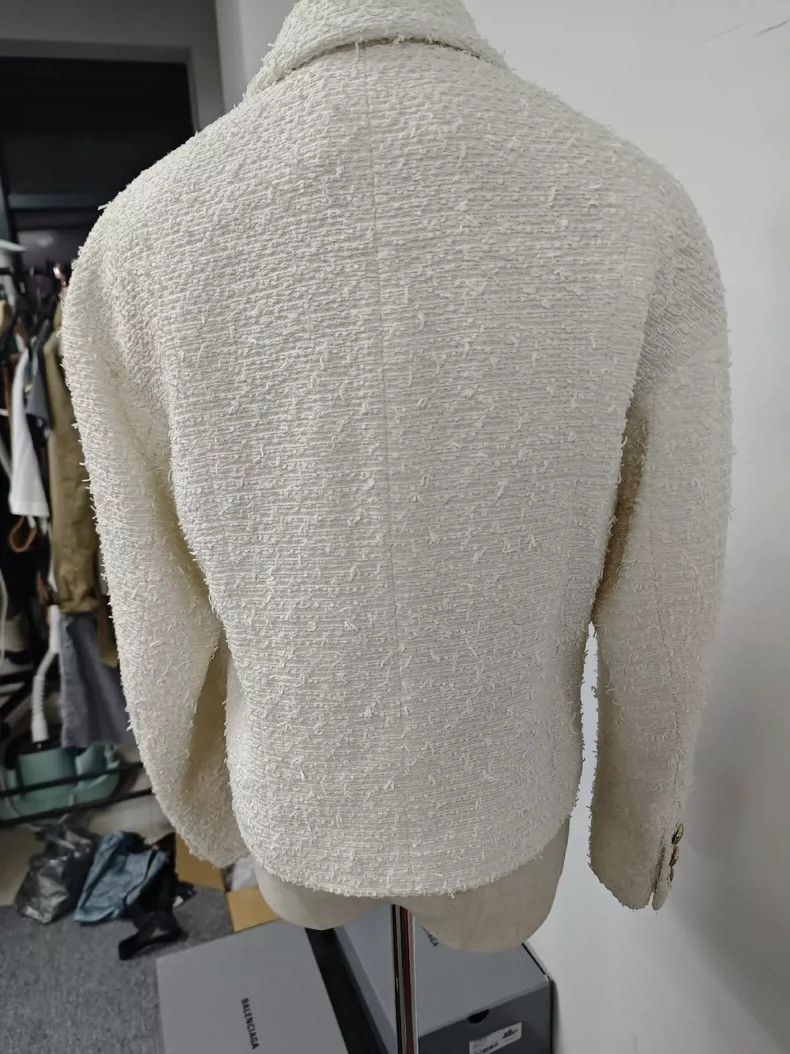 Chanel Chanel 21 Spring and Summer White Woven jacket 2504-Nextarr Size XXS / US 00 / IT 34 - 4 Thumbnail