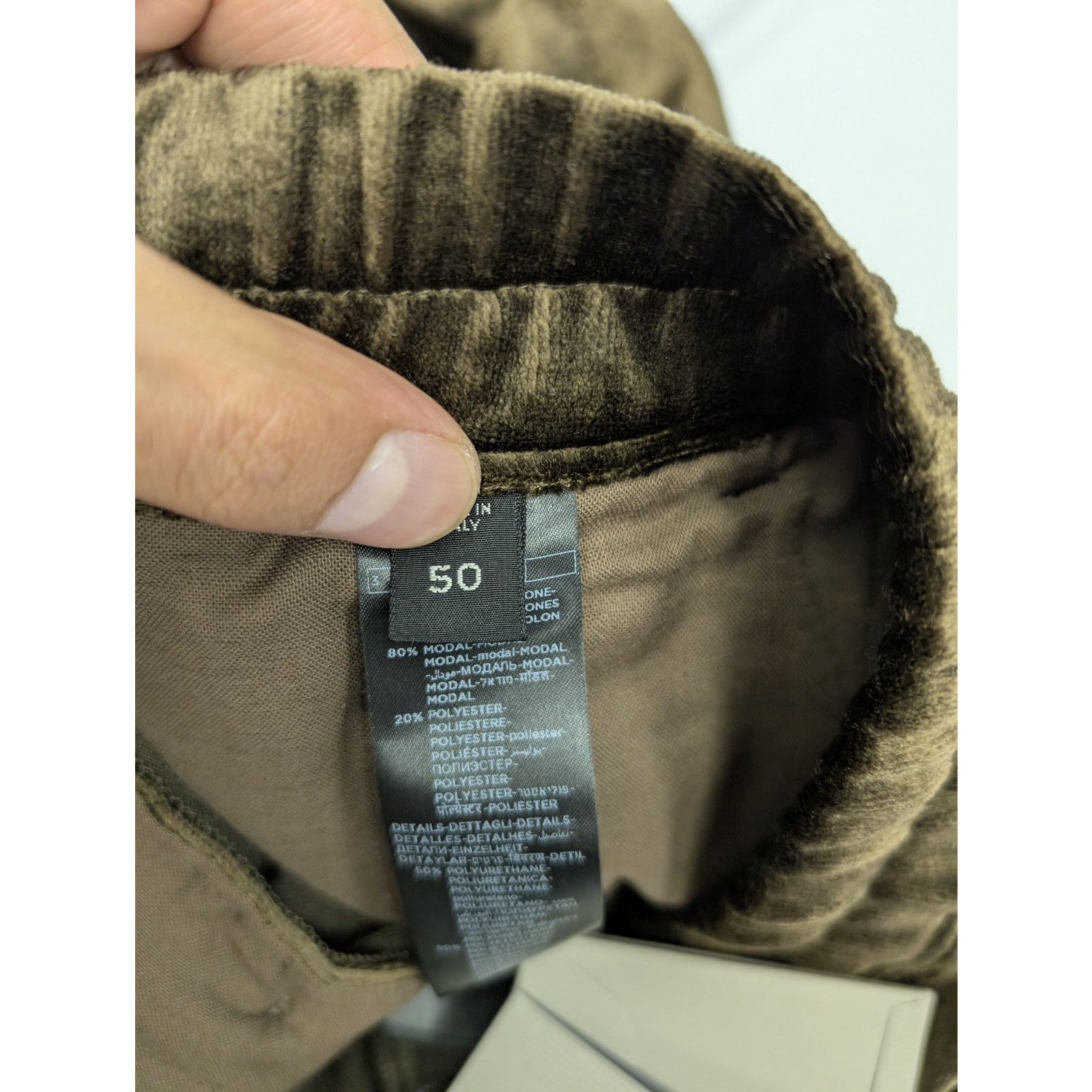 Tom Ford o1rshd1 Cut and Swen Trouser Sweatpants / Joggers in Brown Size US 34 / EU 50 - 14 Thumbnail