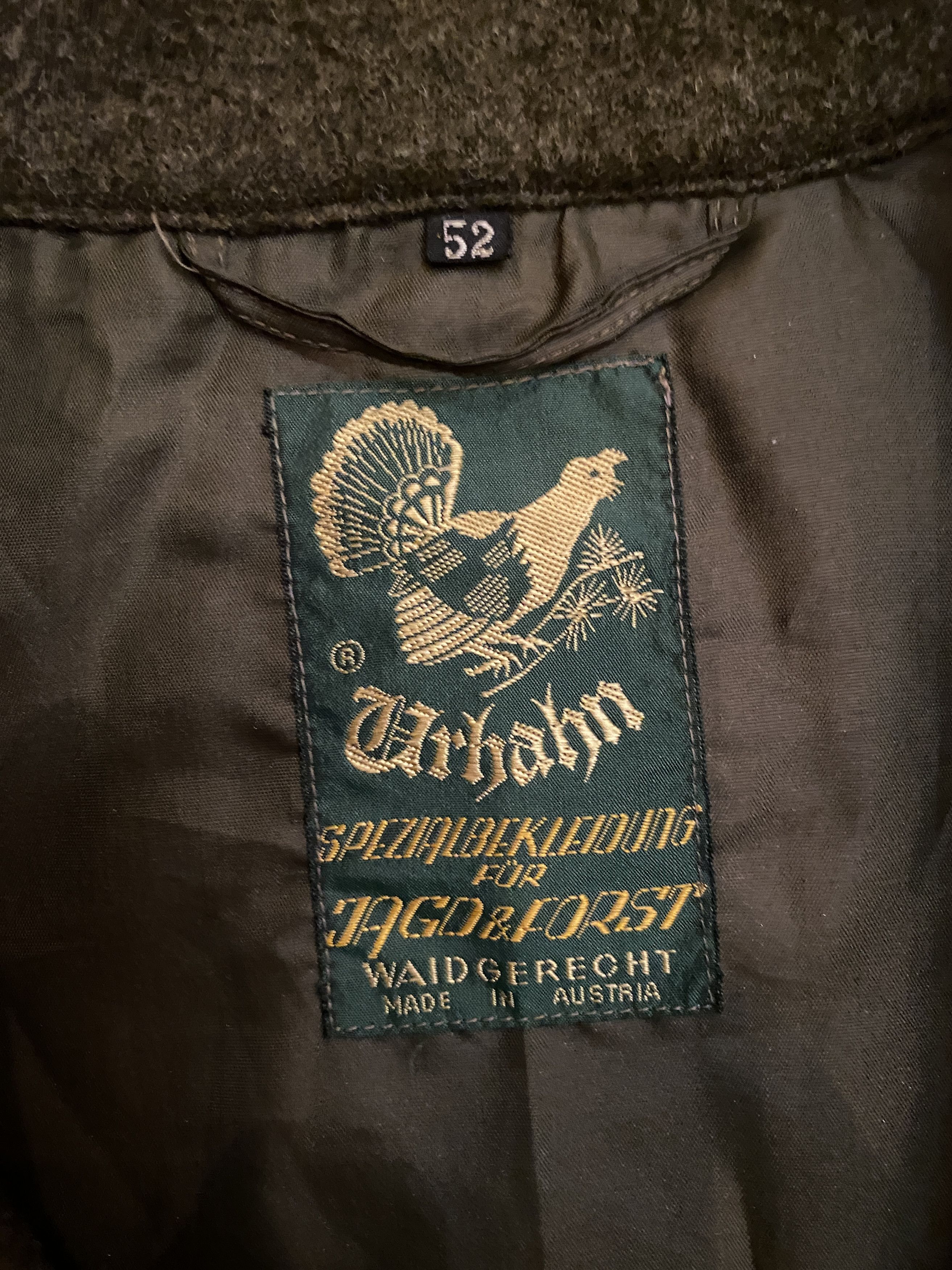 Vintage Vintage 50s Mens Trachten Jacket Austrian Loden Wool Jacket Size US XL / EU 56 / 4 - 9 Thumbnail