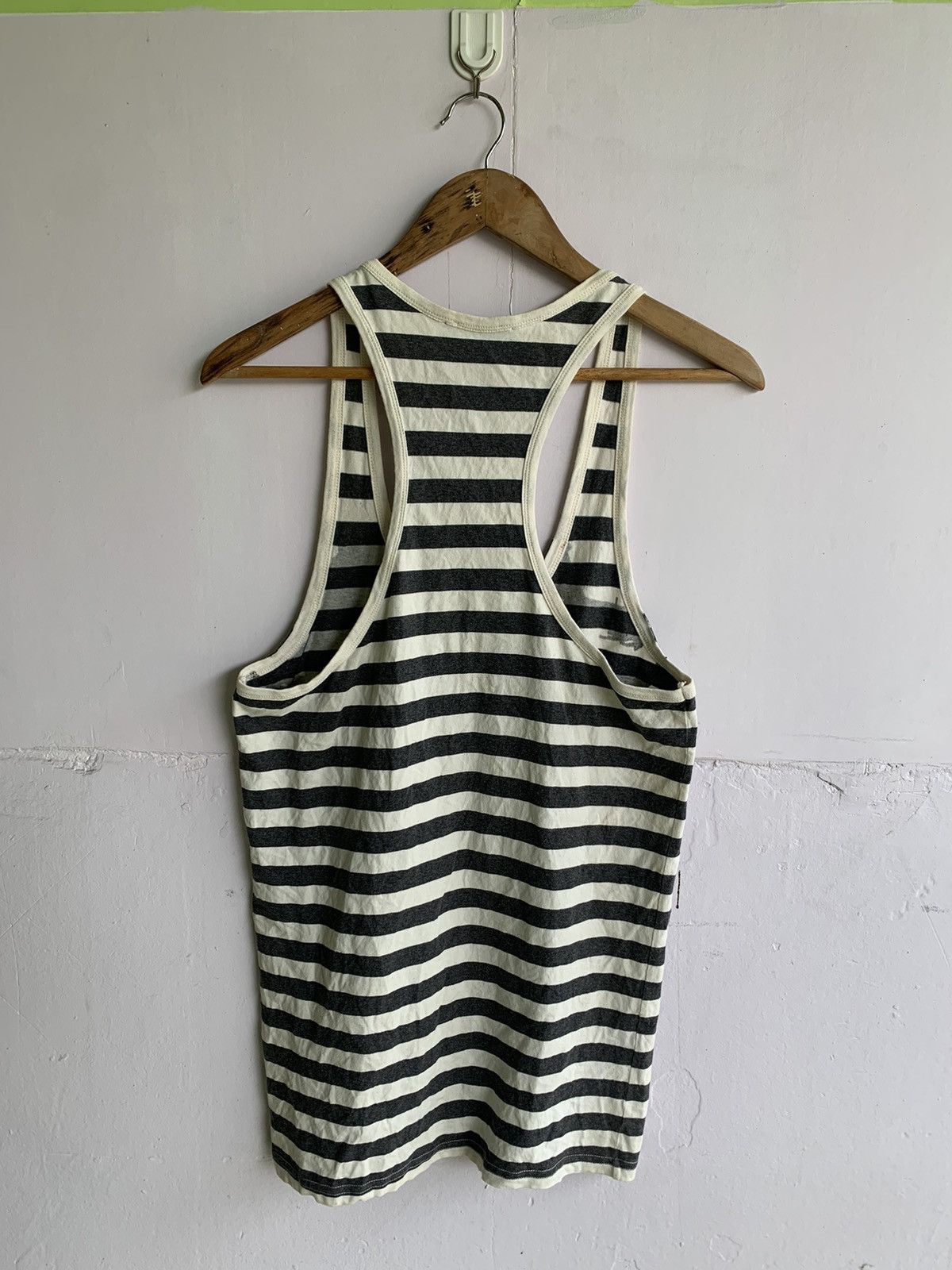 Alexander McQueen McQueen Art Stripe Tank Top Shirt Size M / US 6-8 / IT 42-44 - 3 Thumbnail
