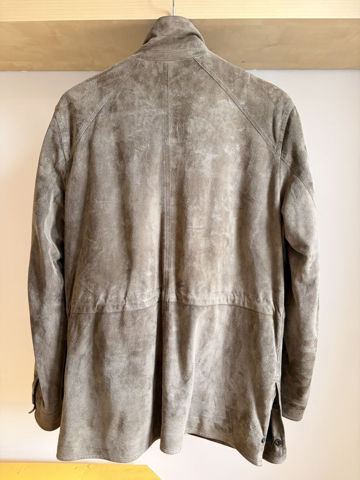 Stoffa Stoffa Field Jacket Dusty Green Lamb Suede 46S Size US S / EU 44-46 / 1 - 6 Thumbnail