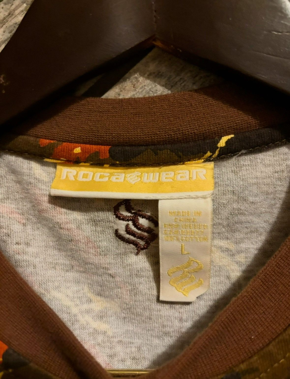 Rocawear Vintage Rocawear Camo T-shirt Size US L / EU 52-54 / 3 - 4 Thumbnail