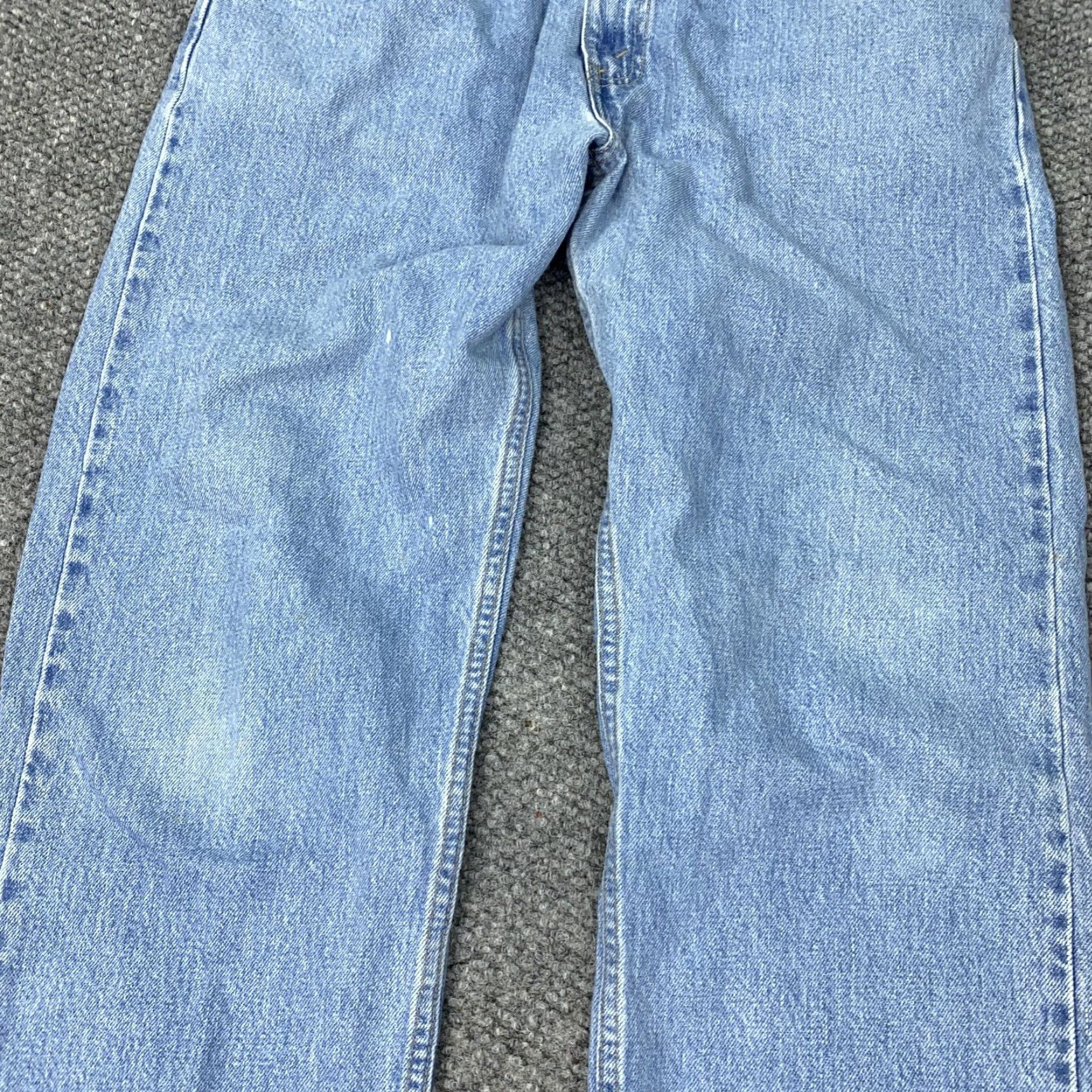 Levi's Levi's 505 Jeans Mens Regular Fit Straight Leg W36 L30 Light Wash Denim Classic Vintage 1980s Size US 36 / EU 52 - 3 Thumbnail