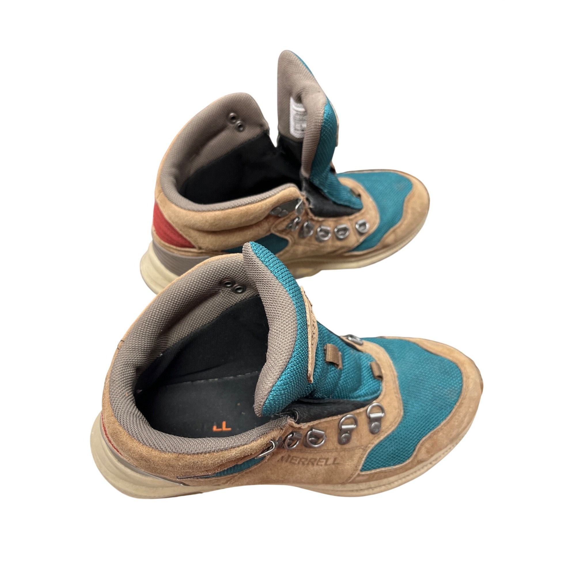 Merrell Merrell Vibram wms brown green waterproof hiking ankle boots Size US 8 / IT 38 - 4 Thumbnail