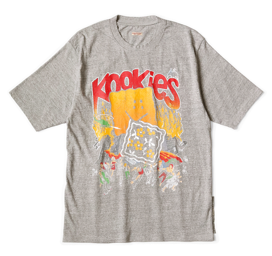 Kapital Kapital TOP Tenjiku BUSTER PECKISH BOWY Tee t-shirt gray L Size US L / EU 52-54 / 3 - 1 Thumbnail