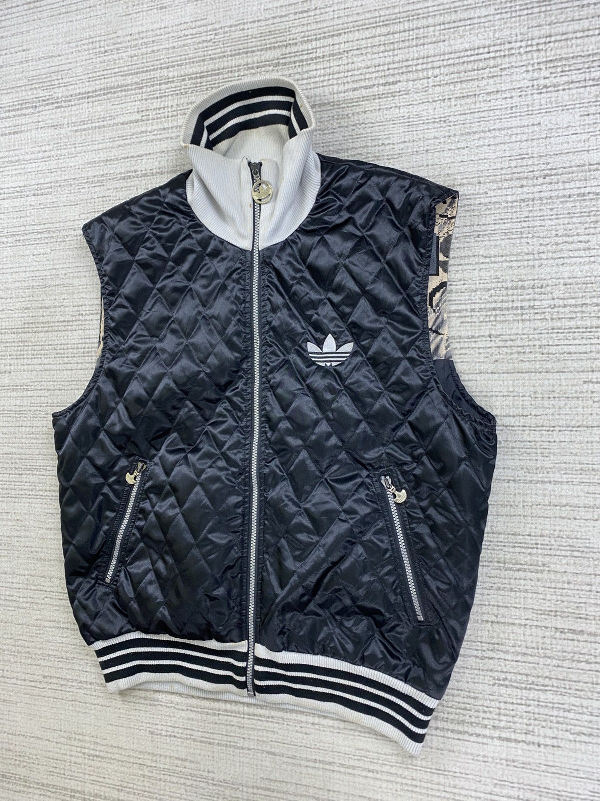 Adidas × Japanese Brand × Vintage Vintage 90s Adidas Trefoil Big Logo Vest Jacket Size US M / EU 48-50 / 2 - 4 Thumbnail