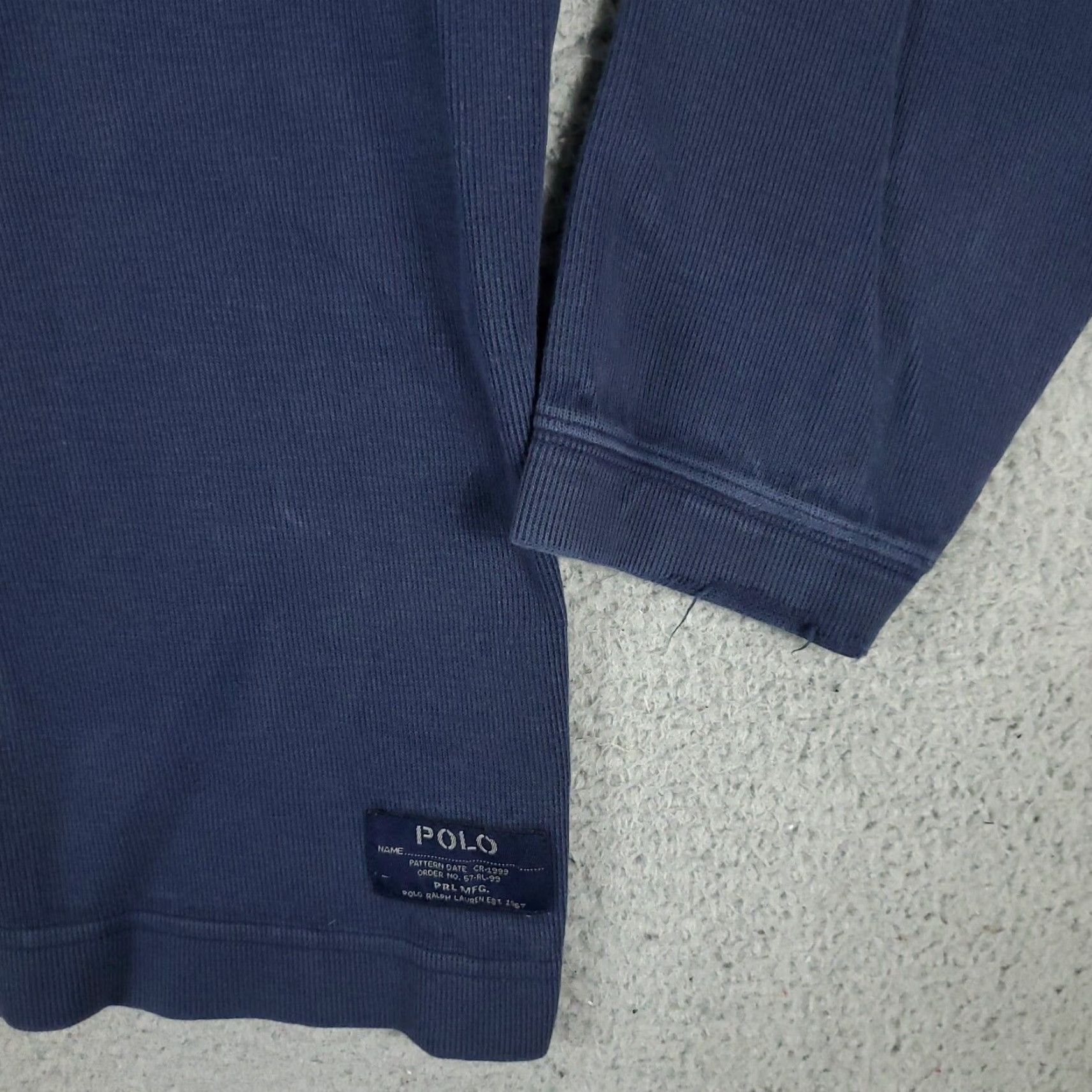 Ralph Lauren Ralph Lauren Blue XL Mens Sweater 1/4 Zip Pullover Knit Top Casual Size US XL / EU 56 / 4 - 5 Thumbnail