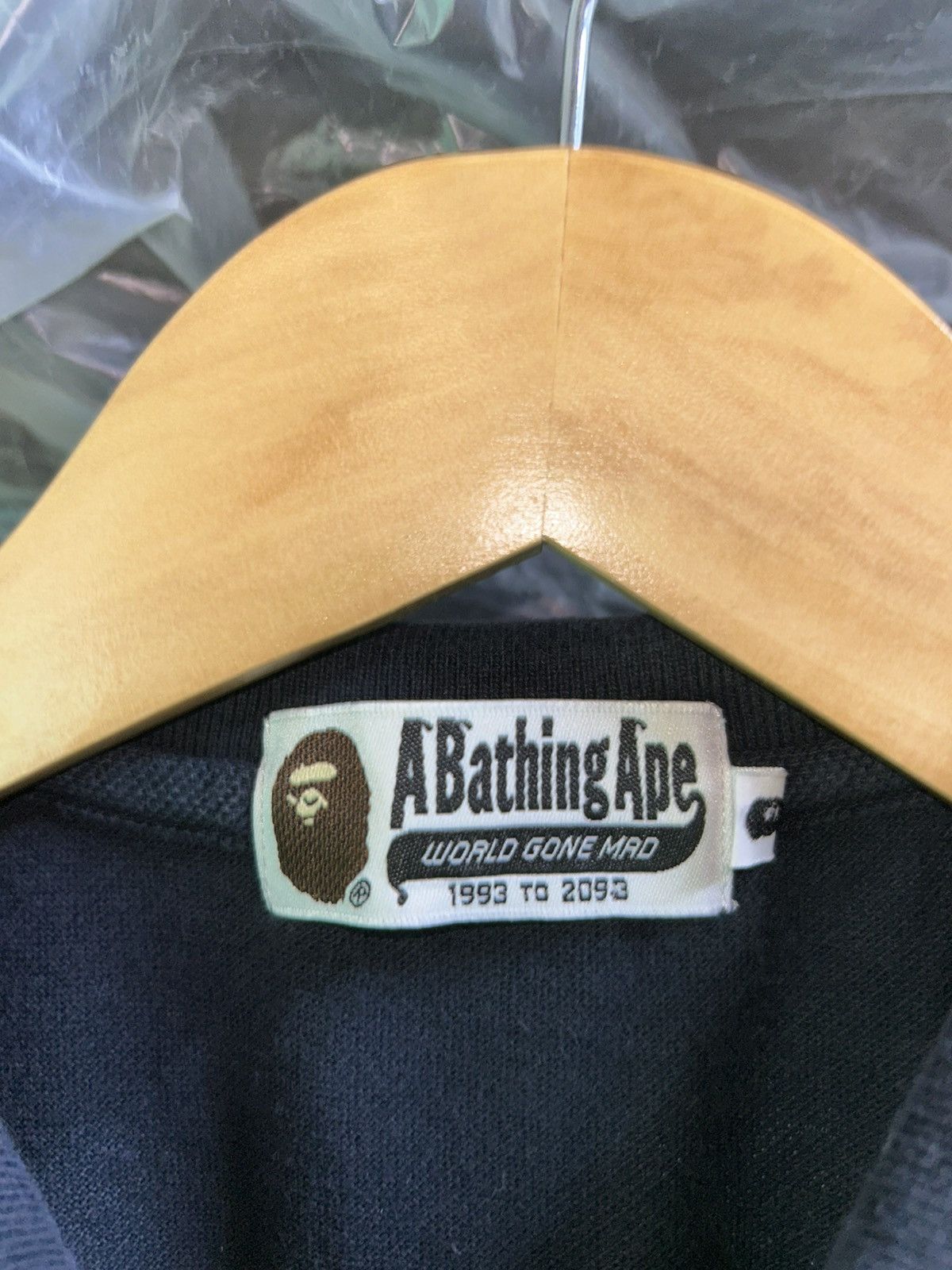 Bape A Bathing Ape Black Polo Tee Size US L / EU 52-54 / 3 - 13 Thumbnail