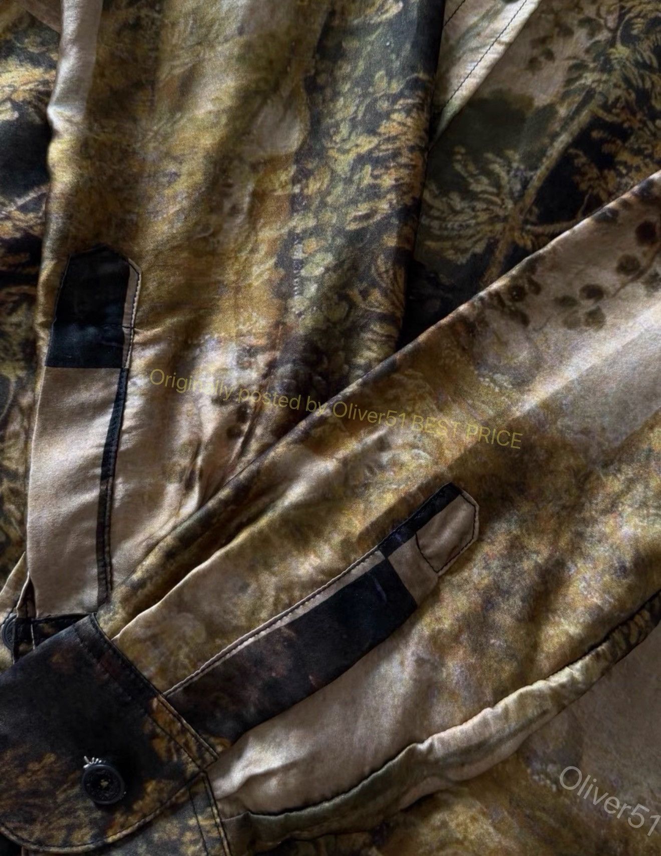 Geoffrey B. Small Geoffrey B. Small GBS silk tree‑shadow shirt YYYY17/2610 Size US M / EU 48-50 / 2 - 5 Thumbnail