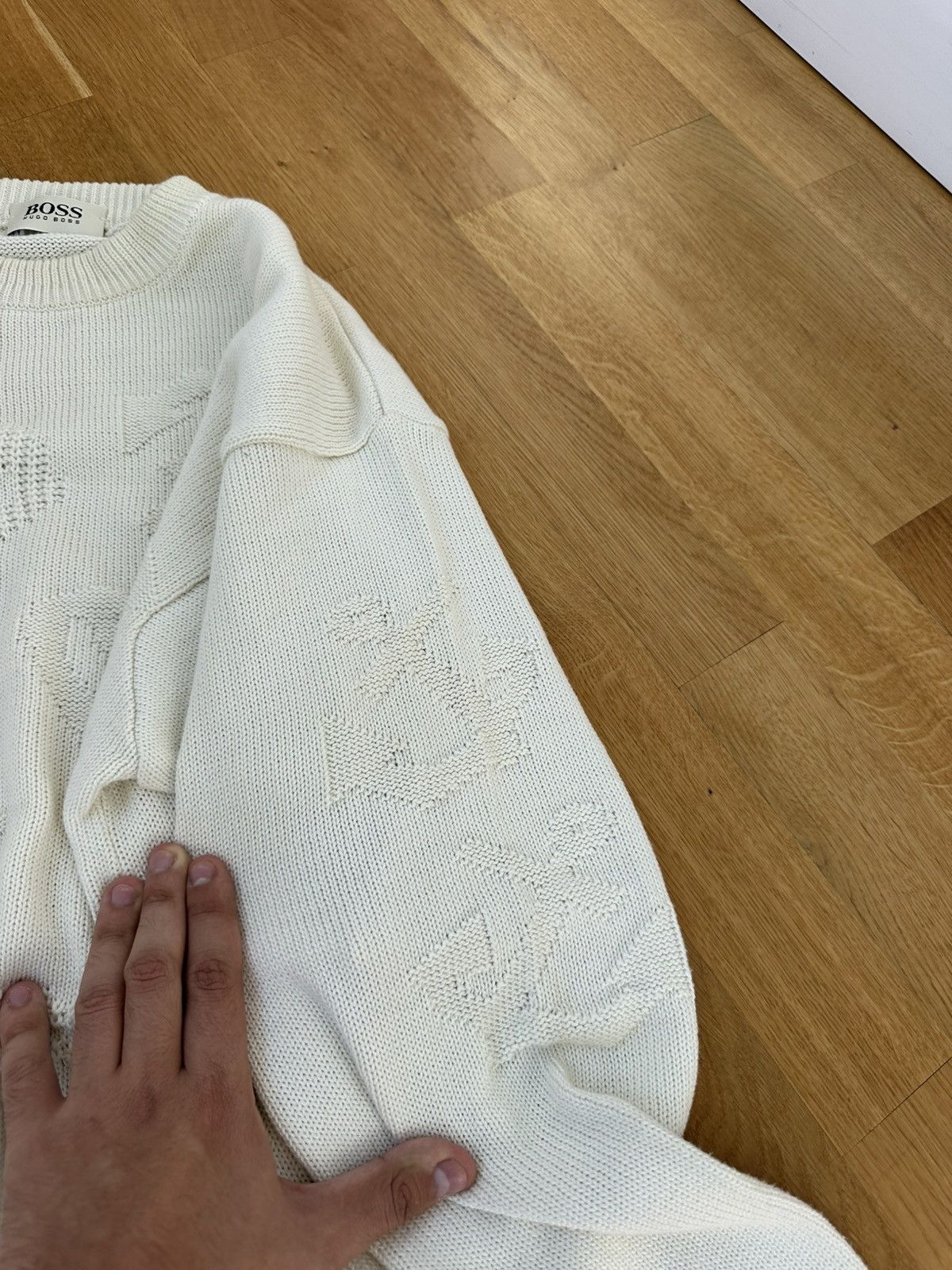 Hugo Boss West Germany 90’s Hugo Boss Sea Embroidered Sweater Knit Size US L / EU 52-54 / 3 - 14 Thumbnail