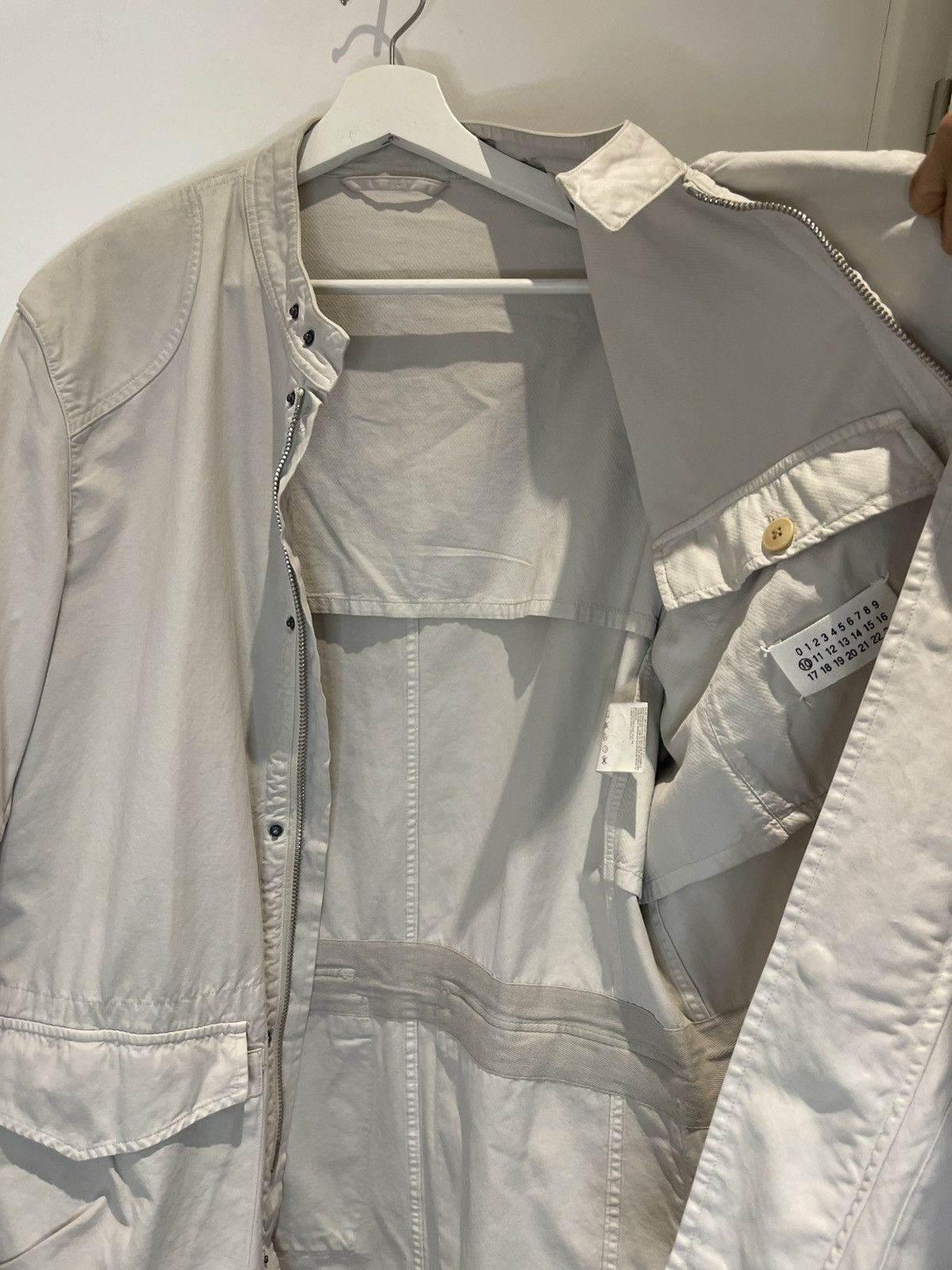 Maison Margiela Maison Martin Margiela SS06 Light Grey Cotton Field Jacket Size US L / EU 52-54 / 3 - 13 Thumbnail
