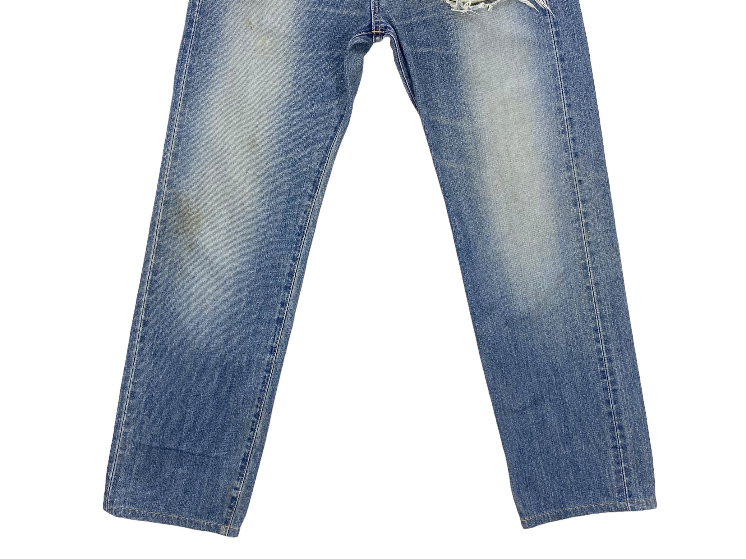Edwin × Vintage Edwin Selvedge Denim Japanese Distressed Pants Japan Made Size US 29 - 5 Thumbnail