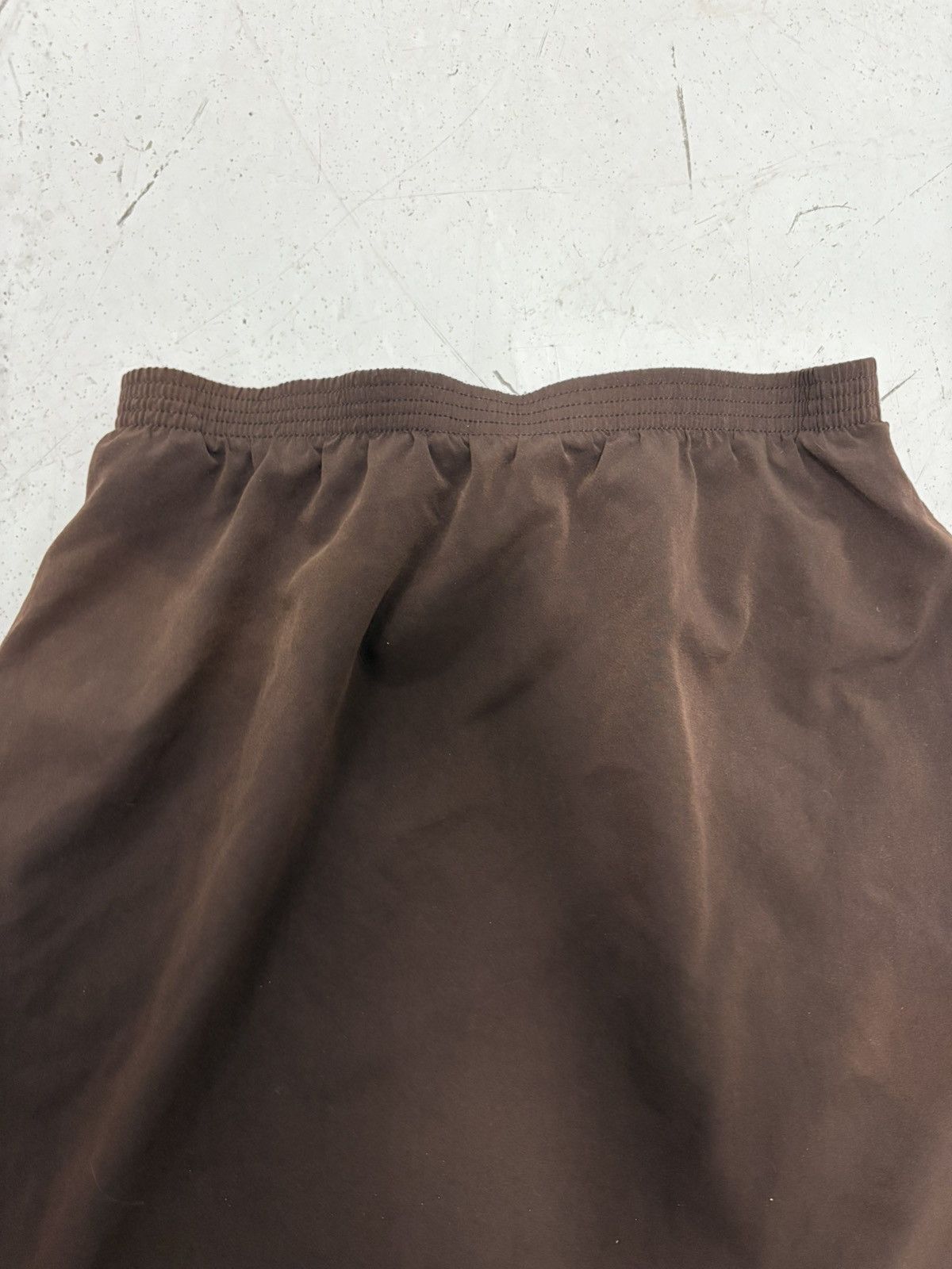 GRAFF Division of Graff Brown A-Line Knee Length Elastic Skirt Size 32" / US 10 / IT 46 - 2 Thumbnail