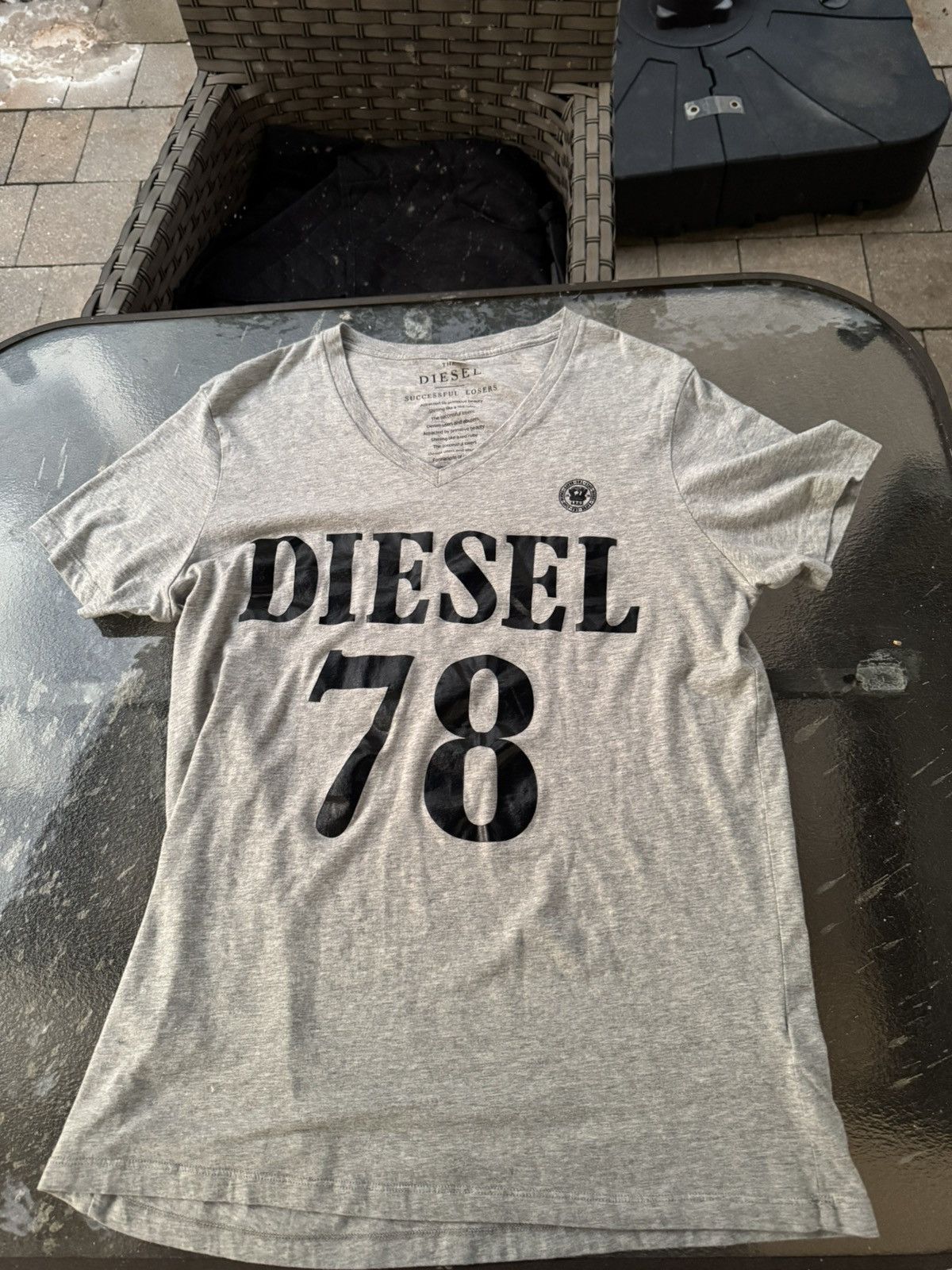 Diesel Big Diesel 78 logo tee Size US L / EU 52-54 / 3 - 1 Thumbnail