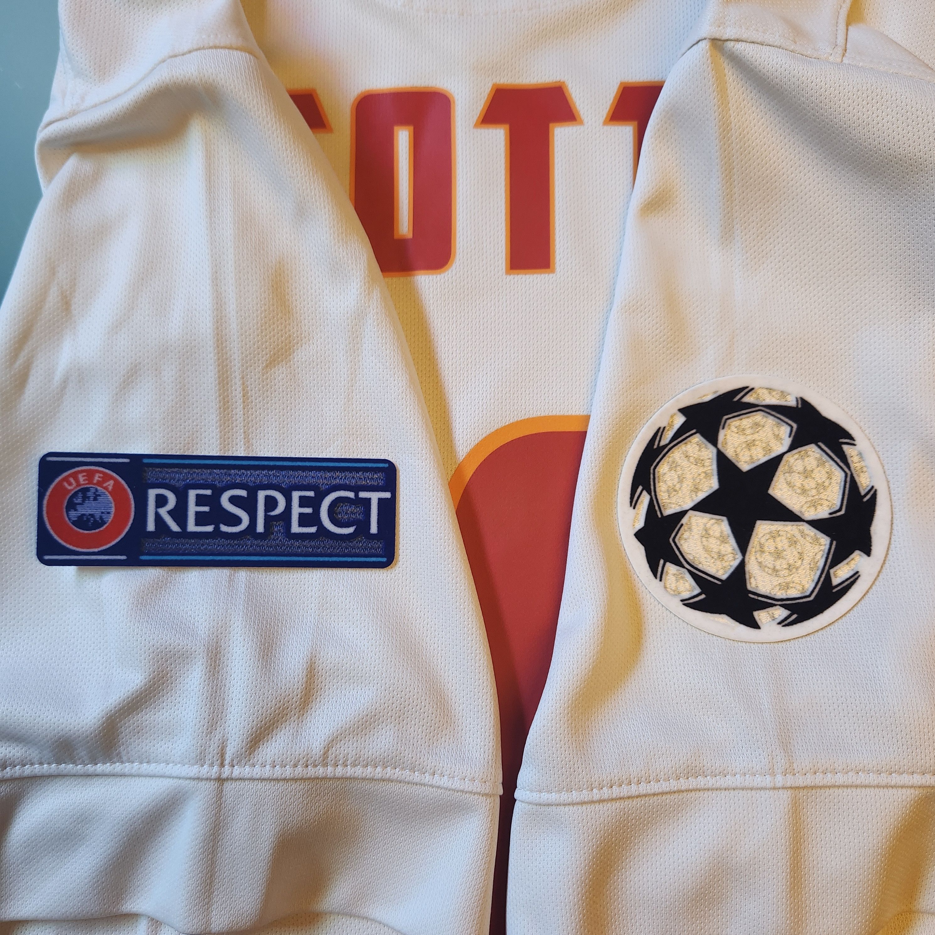 Nike Authentic AS Roma TOTTI 2014-2015 14/15 Away Jersey Size US L / EU 52-54 / 3 - 9 Thumbnail