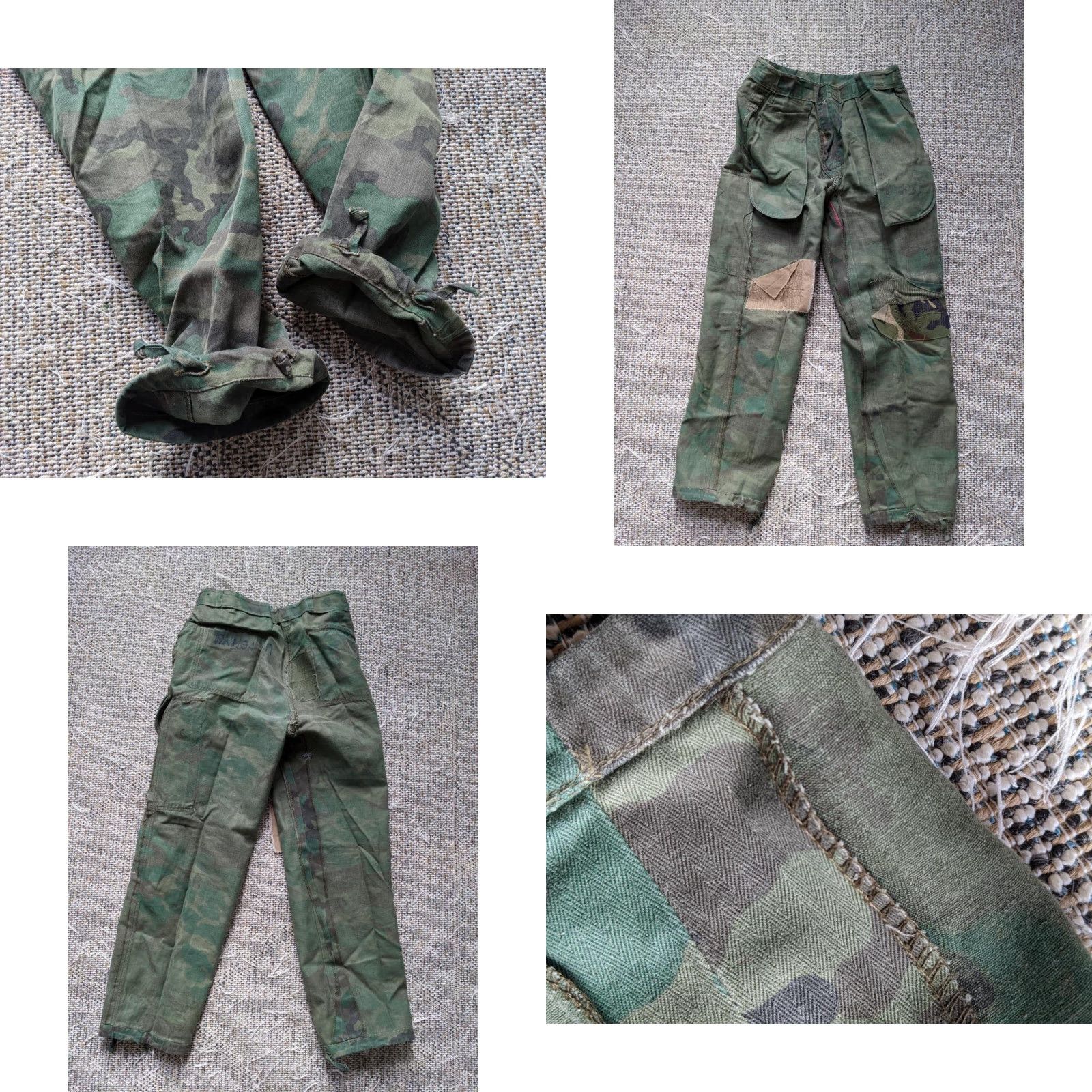 Denime VINTAGE Army Denim Pants, HERRINGBONE Camouflage WW2 30x30 Denim Pants Mens Camouflage Pattern 30x30 Size US 30 / EU 46 - 8 Thumbnail