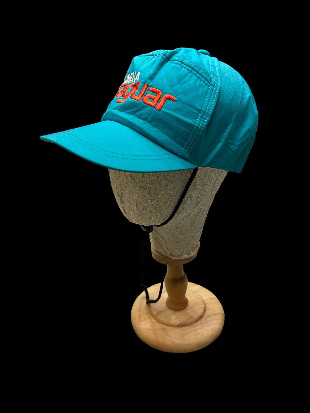 Japanese Brand VINTAGE KUREHA SEAGUAR 7 PANEL NYLON ADJUSTABLE CAP Size ONE SIZE - 2 Thumbnail
