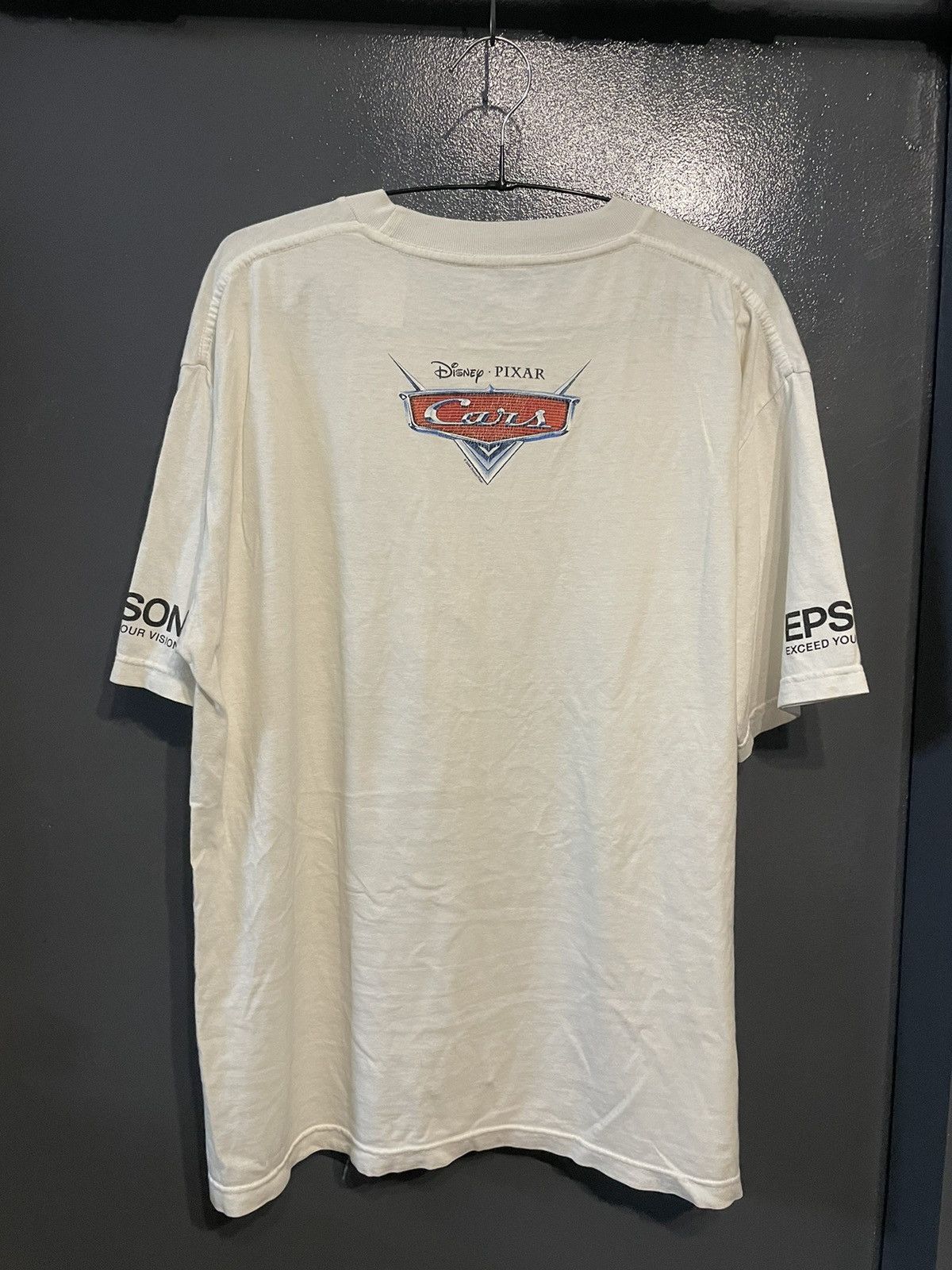 Disney × Vintage Vtg Disney Cars Epson Promo Tshirt Size US L / EU 52-54 / 3 - 11 Thumbnail