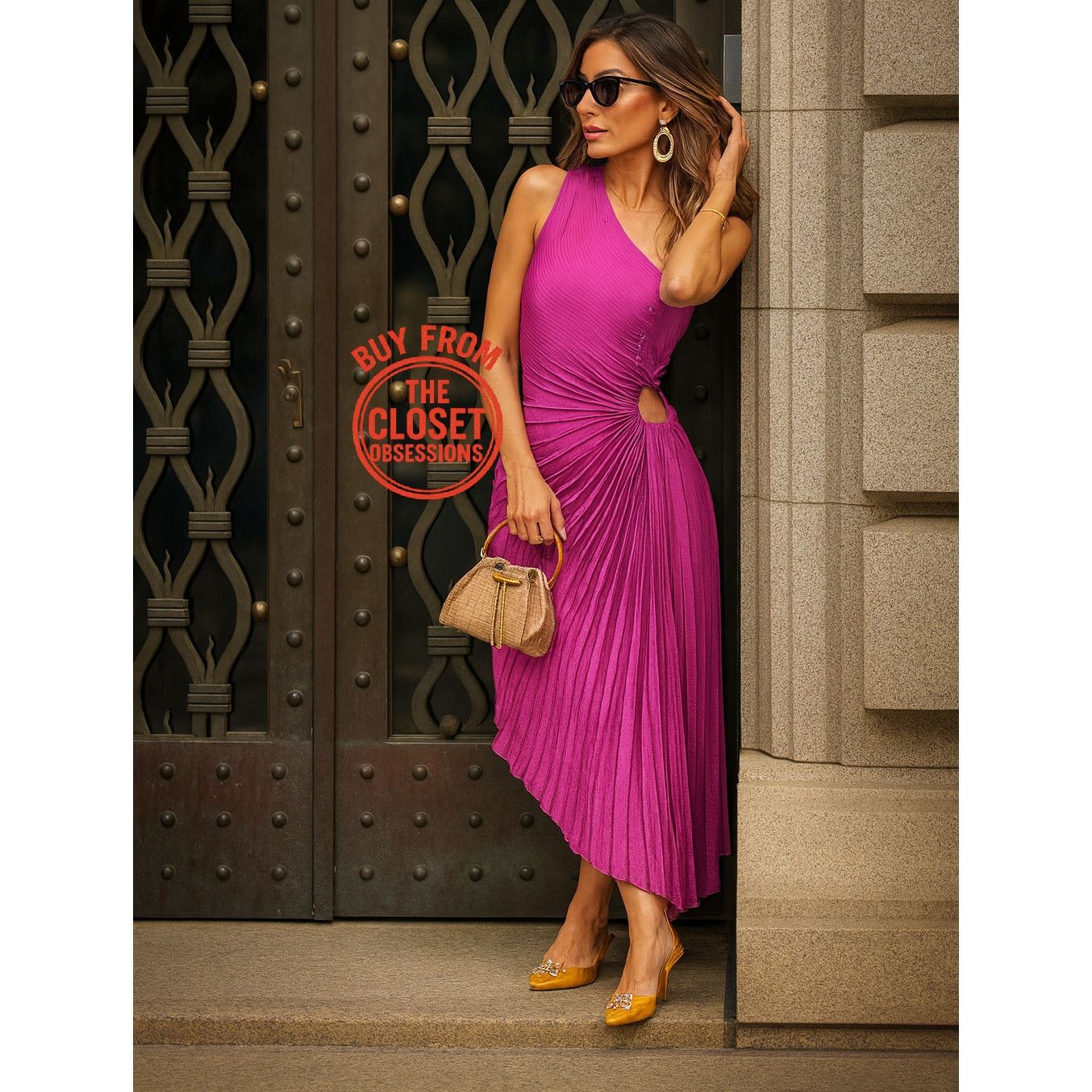 Mango MANGO BLOGGER FAVE!!! Cut Out Midi Dress NWT Size M / US 6-8 / IT 42-44 - 11 Thumbnail