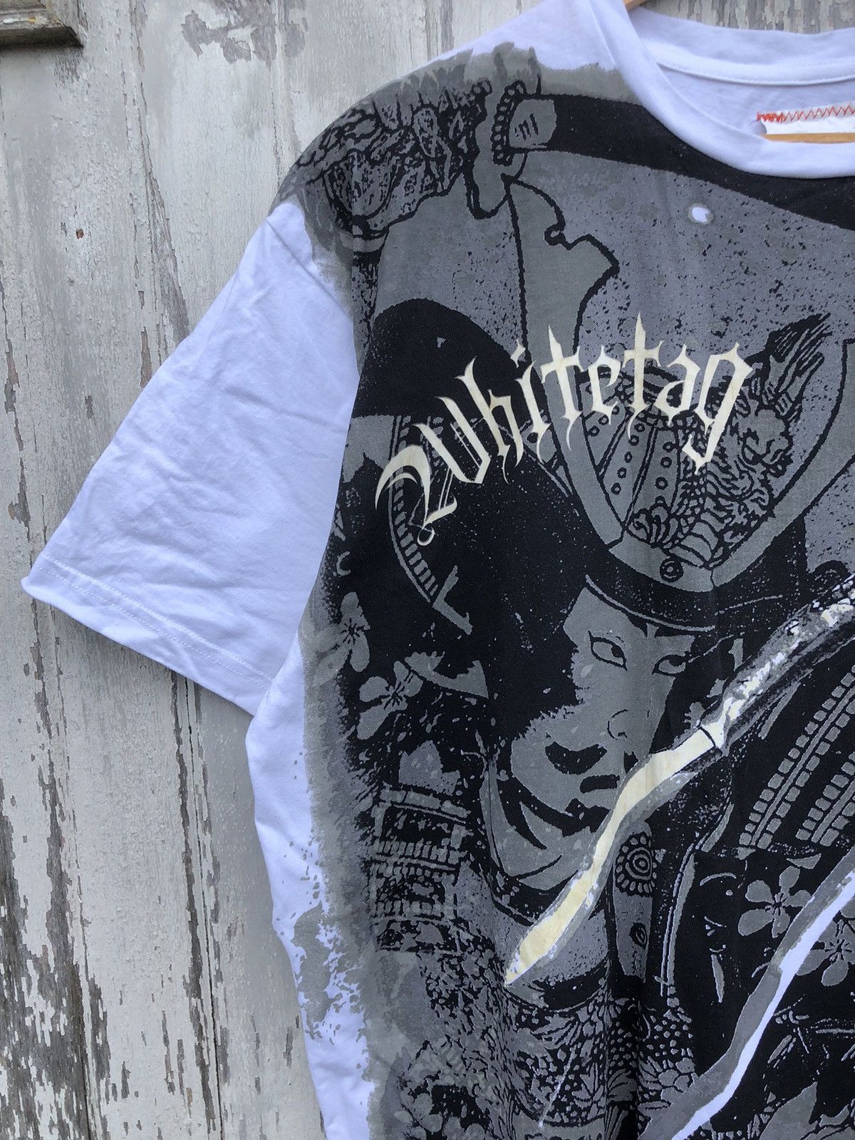 If Six Was Nine × Japanese Brand × Vintage Vintage Y2K OVP Whitetag Samurai Tshirts Size US XXL / EU 58 / 5 - 7 Thumbnail