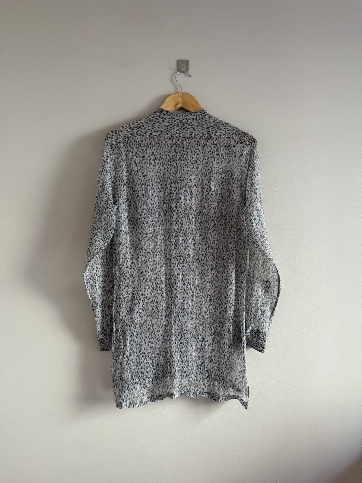 Dries Van Noten Vintage Dries Van Noten Sheer Metallic Print Blouse Size S / US 4 / IT 40 - 7 Thumbnail