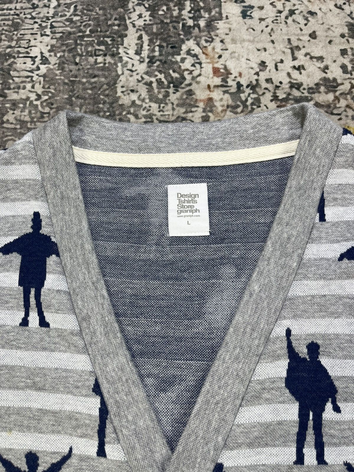 Band Tees The Beatles x Graniph Full Print Button Down Cardigan Size US M / EU 48-50 / 2 - 10 Thumbnail