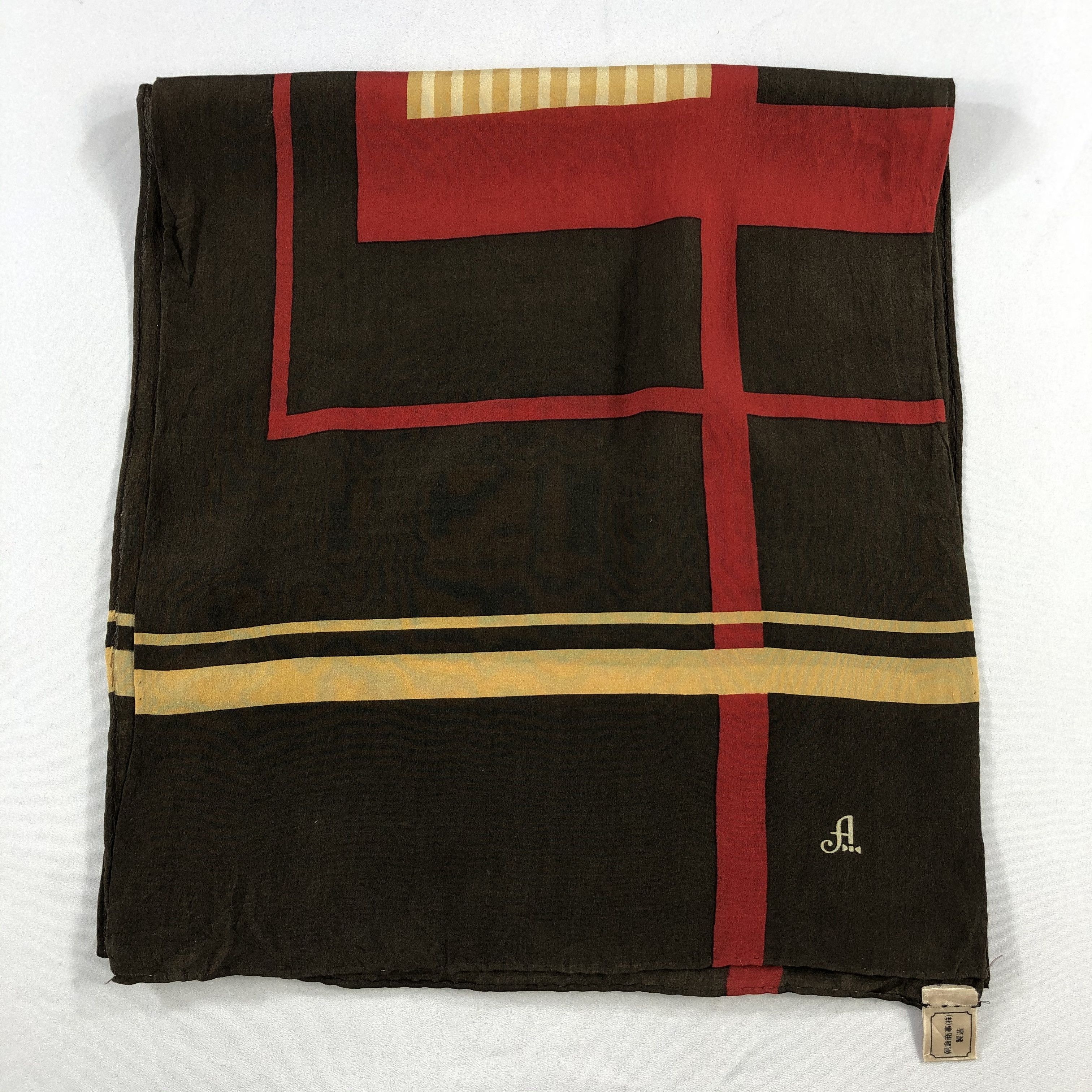 Vintage Vintage Silk Scarf Size ONE SIZE - 3 Thumbnail