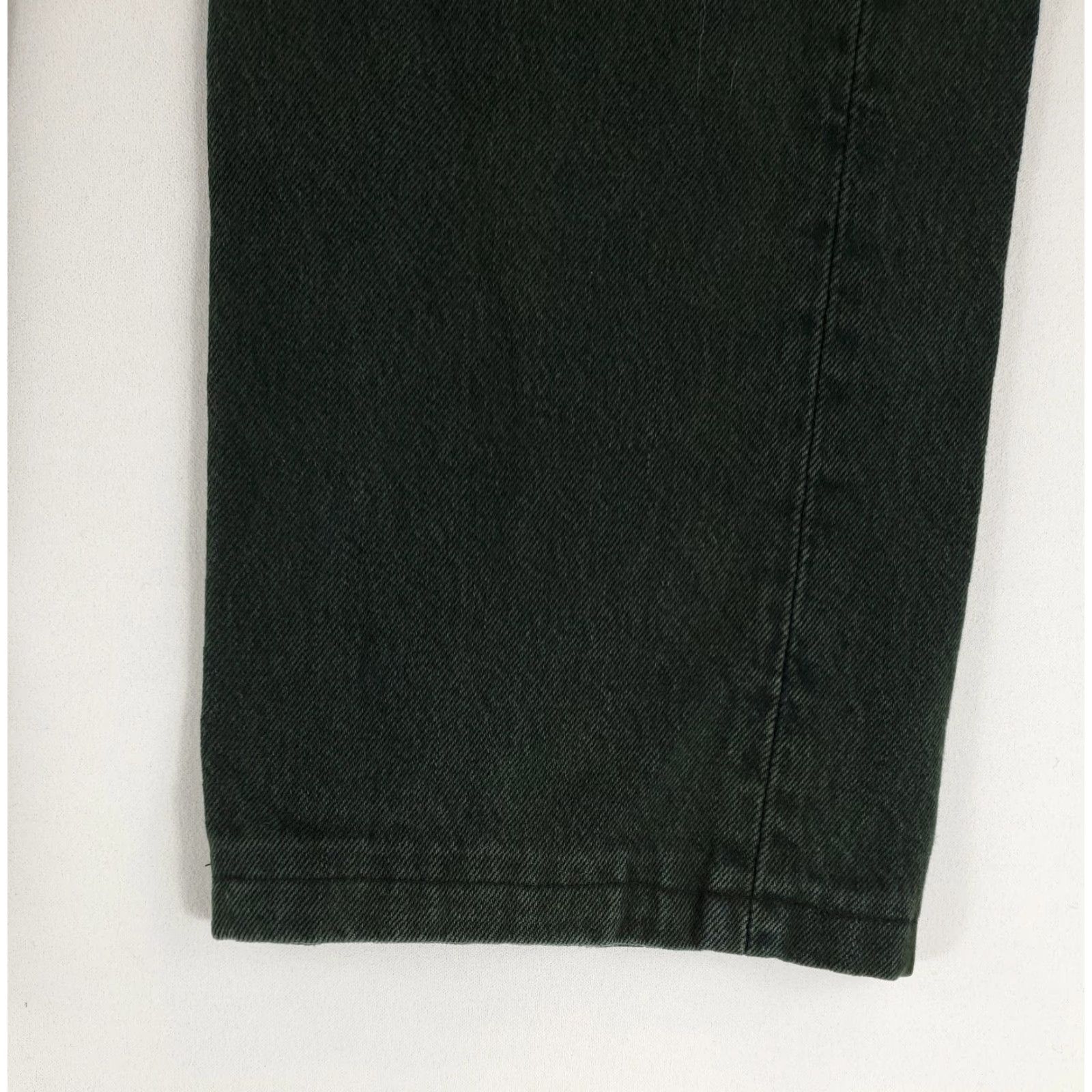 Levi's VINTAGE Levi's 501 Jeans Green Made USA Hemmed Mens 32x34 31x27.5 Actual 90s Straight Size US 31 - 2 Thumbnail
