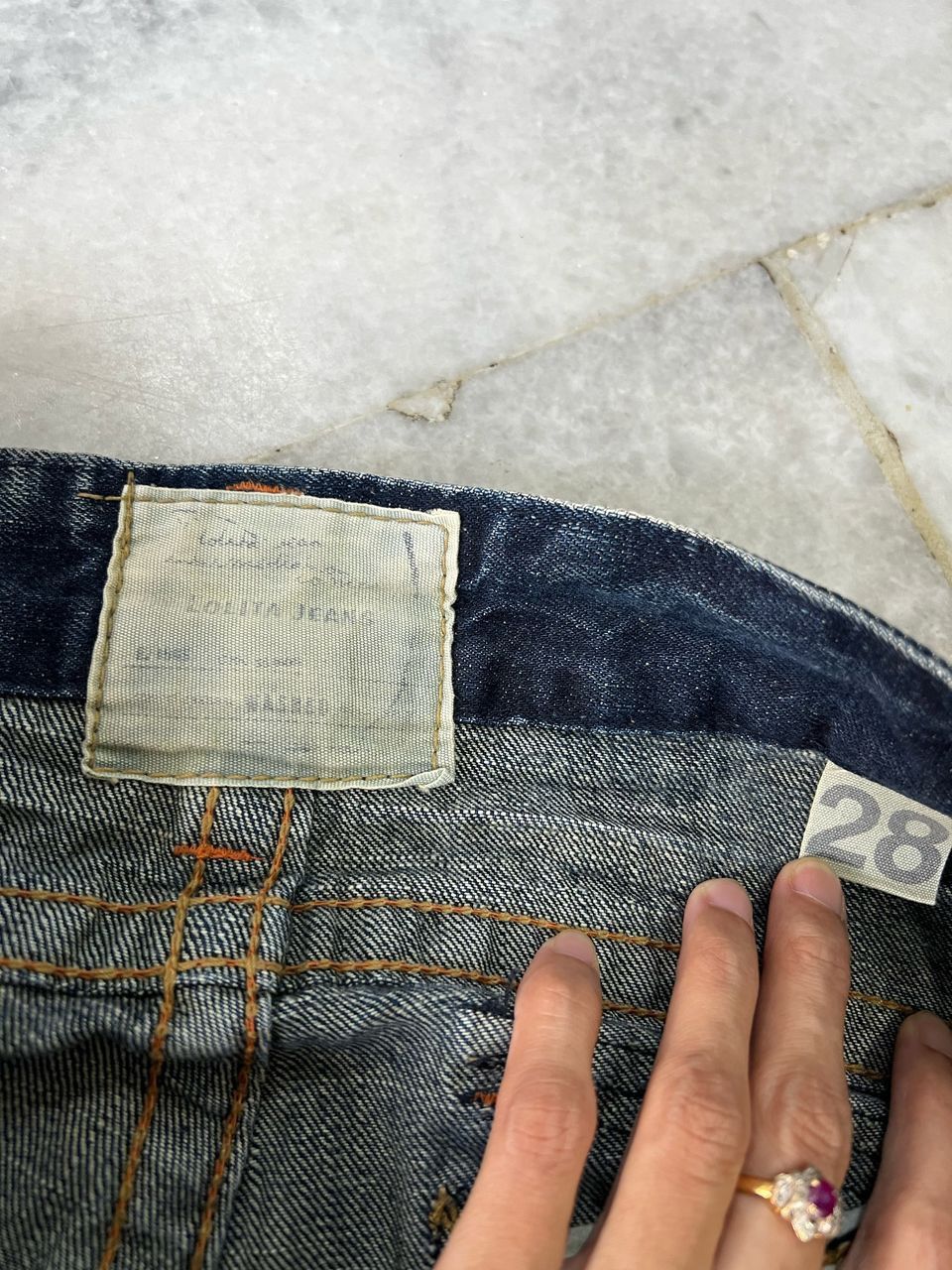 Japanese Brand Yoshitomo Nara Lolita Distressed Jeans Size US 31 - 11 Thumbnail