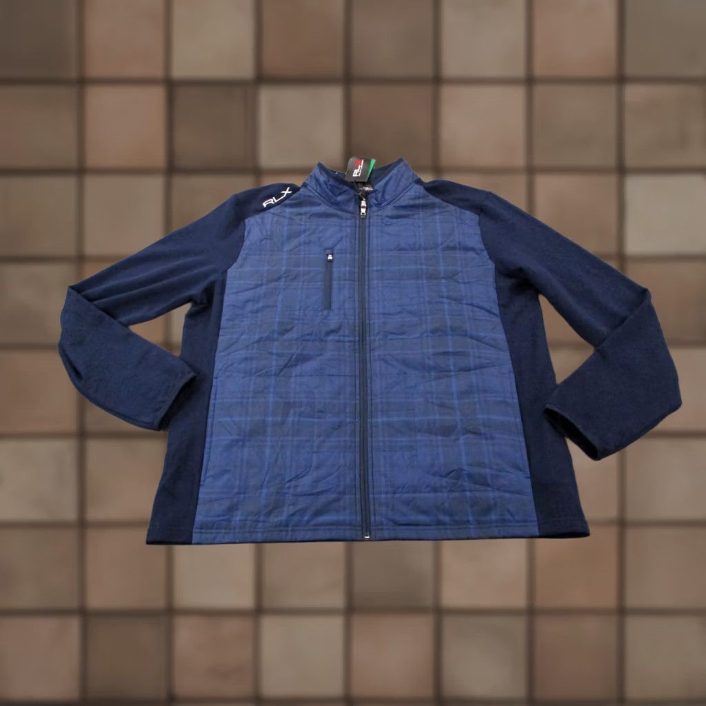 Ralph Lauren Ralph Lauren RLX Jacket Mens XL Windbreaker Insulated Lightweight NEW Blue Polyester Zip Pockets Logo Lined Size US XL / EU 56 / 4 - 1 Thumbnail