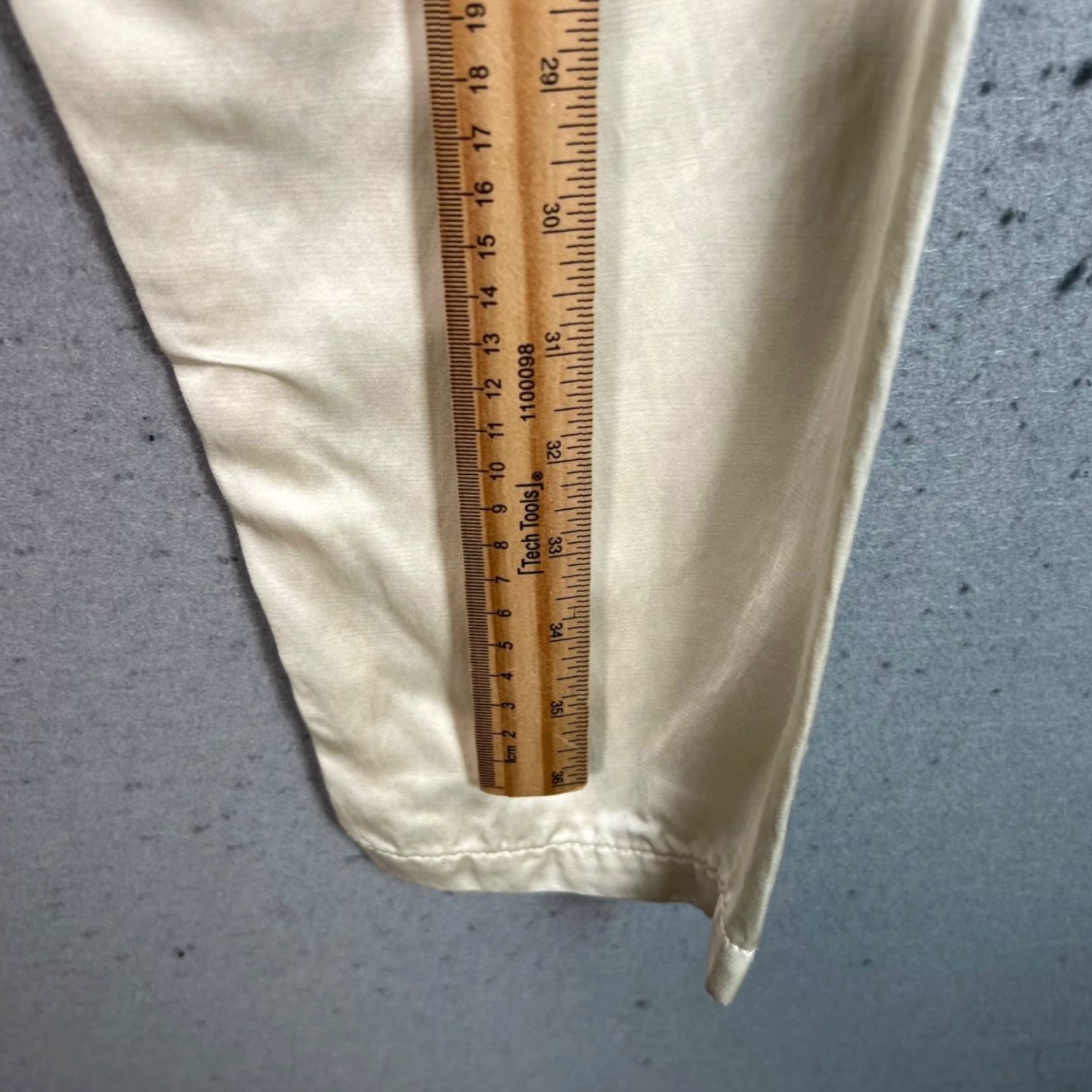 Citizens Of Humanity Citizens Of Humanity Surplus Womens XS Ivory Chino Pants Elastic Waist Tapered 23in Inseam Vintage: No (Note: avoid adding N/A) Size 26" / US 2 / IT 38 - 6 Thumbnail