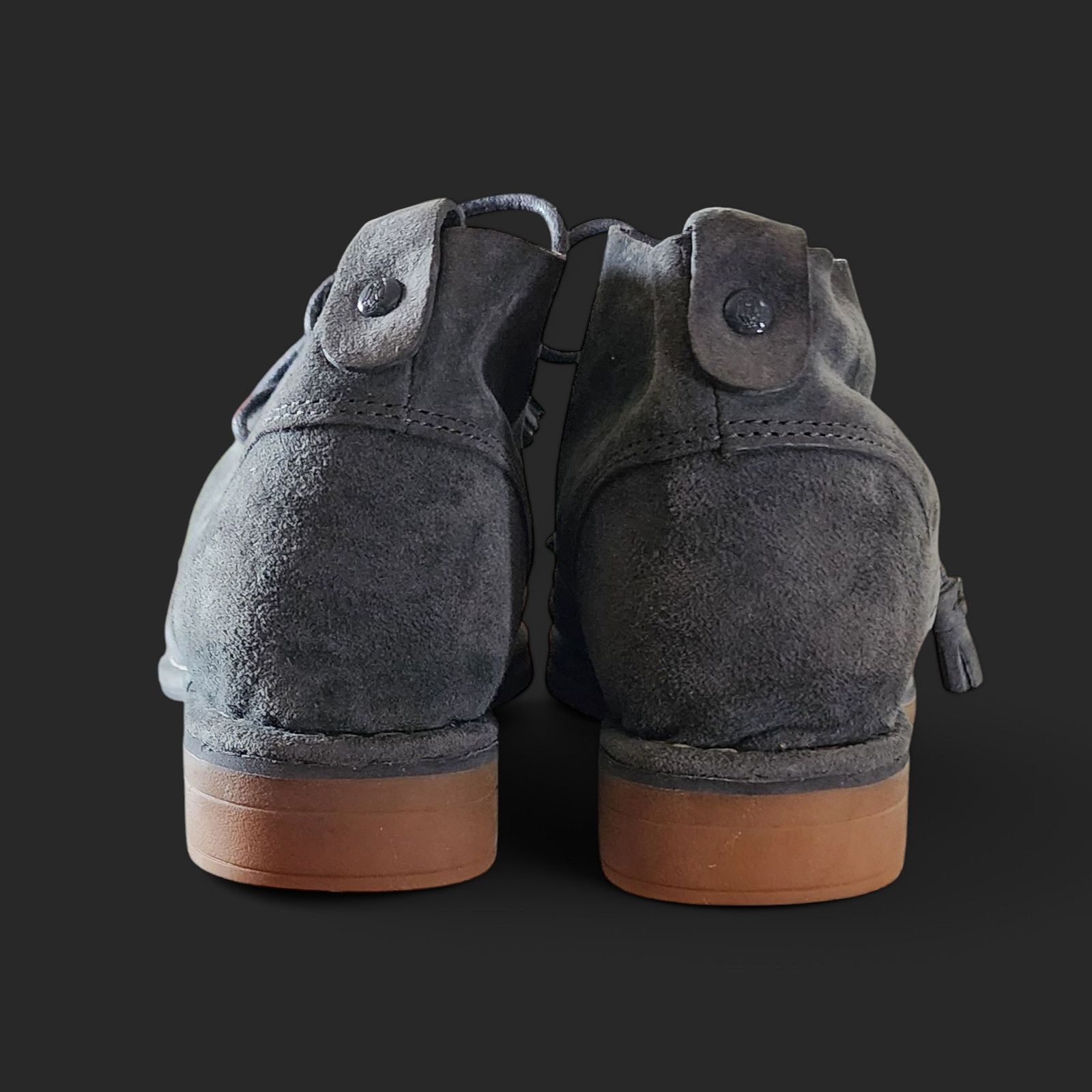 Hush Puppies Hush Puppies Womens 10 Moyen Chukka Gray Leather Casual Size US 10 / IT 40 - 3 Thumbnail