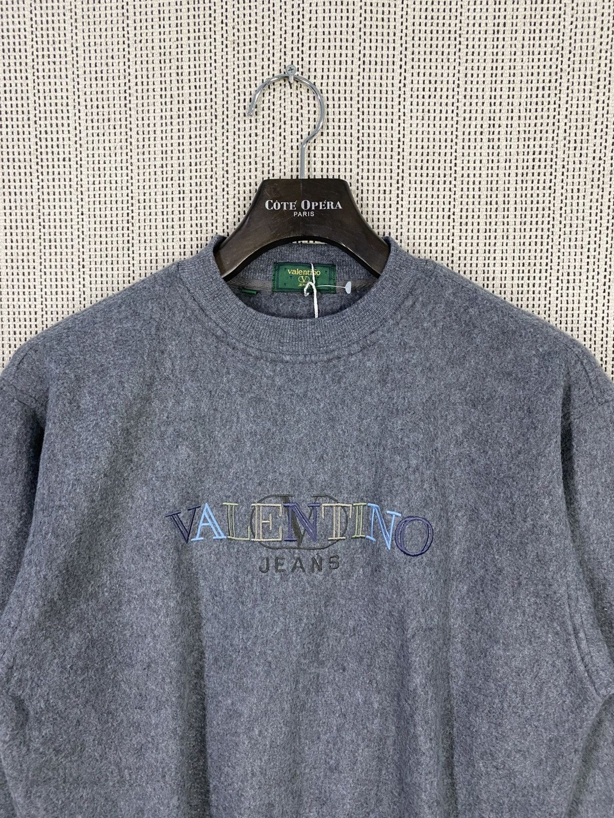 Valentino Vintage Nos valentino jeans spell out sweatshirt crewneck Size US M / EU 48-50 / 2 - 8 Thumbnail