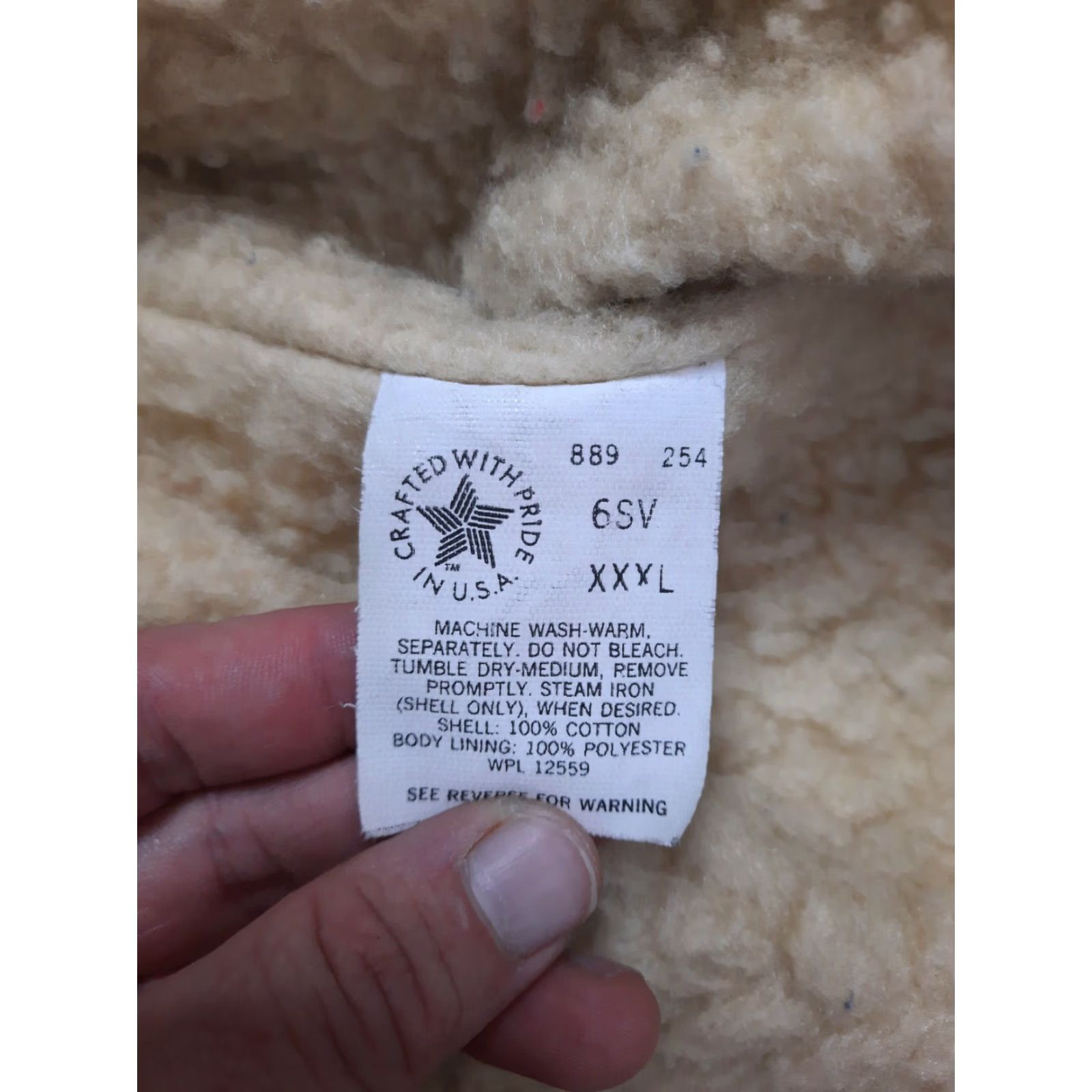 Carhartt VINTAGE Carhartt Vest Mens Duck Canvas Sherpa Lined 2XL Brown USA Union Made Workwear 90s Outdoor Hunting Size US XXL / EU 58 / 5 - 5 Thumbnail