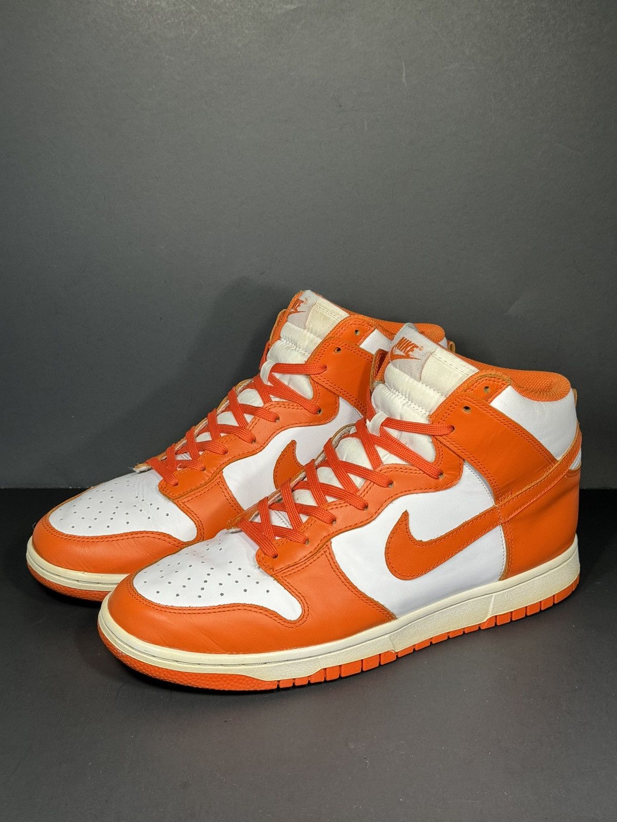 image of Nike Dunk High Syracuse 2021 Orange Shoes, Men's (Size 10)