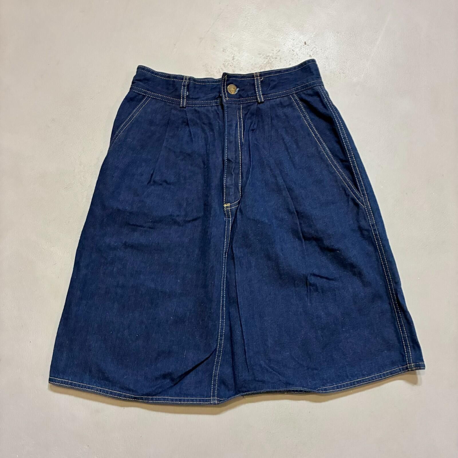 Other vintage liz claiborne dark wash denim a-line Size 30" / US 8 / IT 44 - 1 Thumbnail