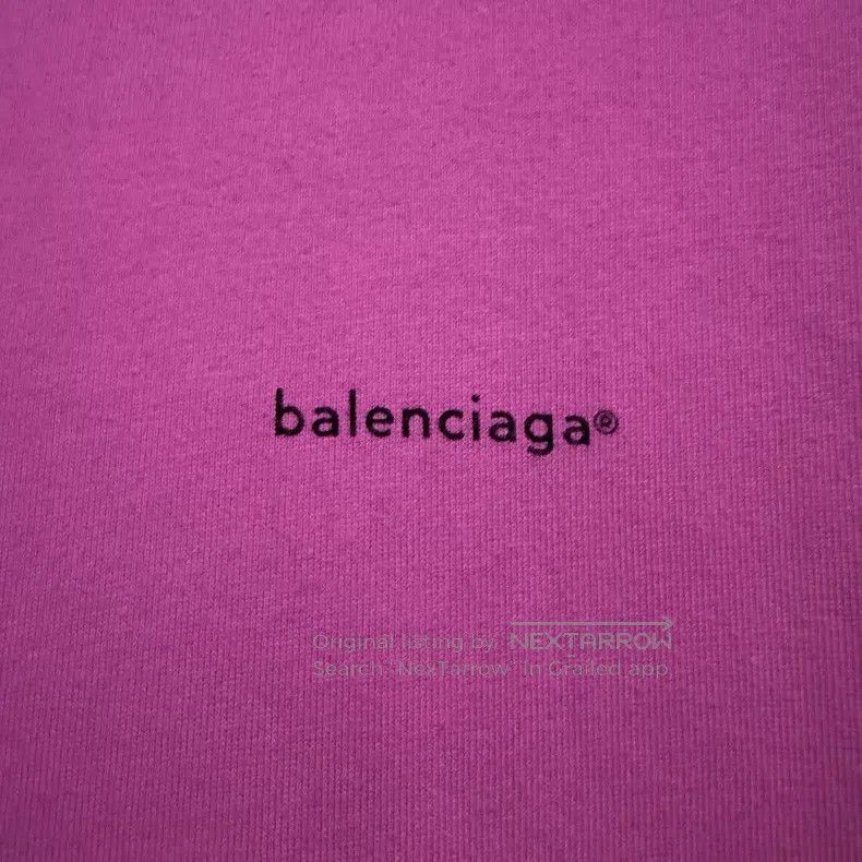 Balenciaga Balenciaga Short Sleeve T-Shirt Dragon Fruit Color Extreme Size US S / EU 44-46 / 1 - 4 Thumbnail