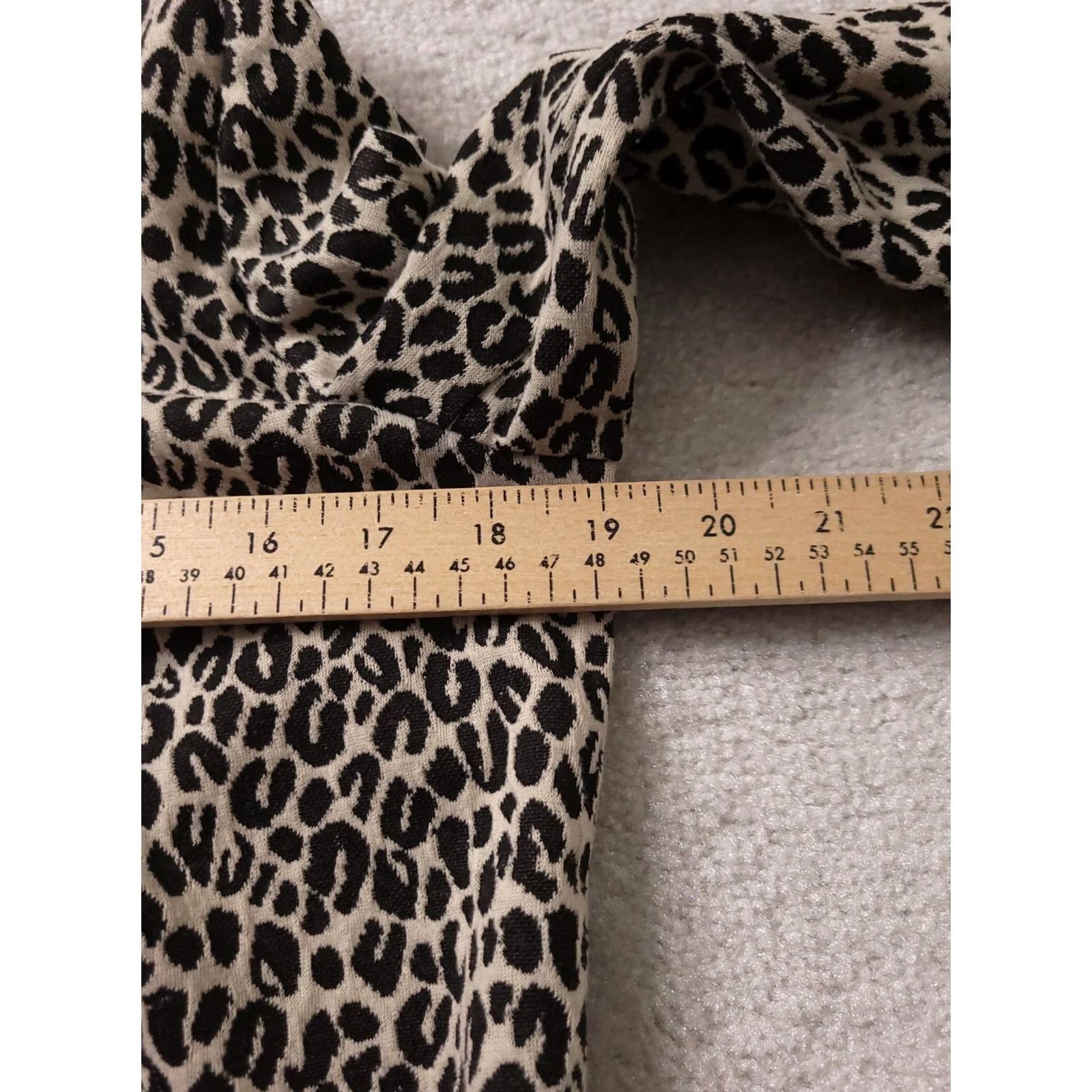 Vintage Notations Womens S Blazer Jacket Animal Print Open Front Long Sleeve Size S / US 4 / IT 40 - 4 Thumbnail