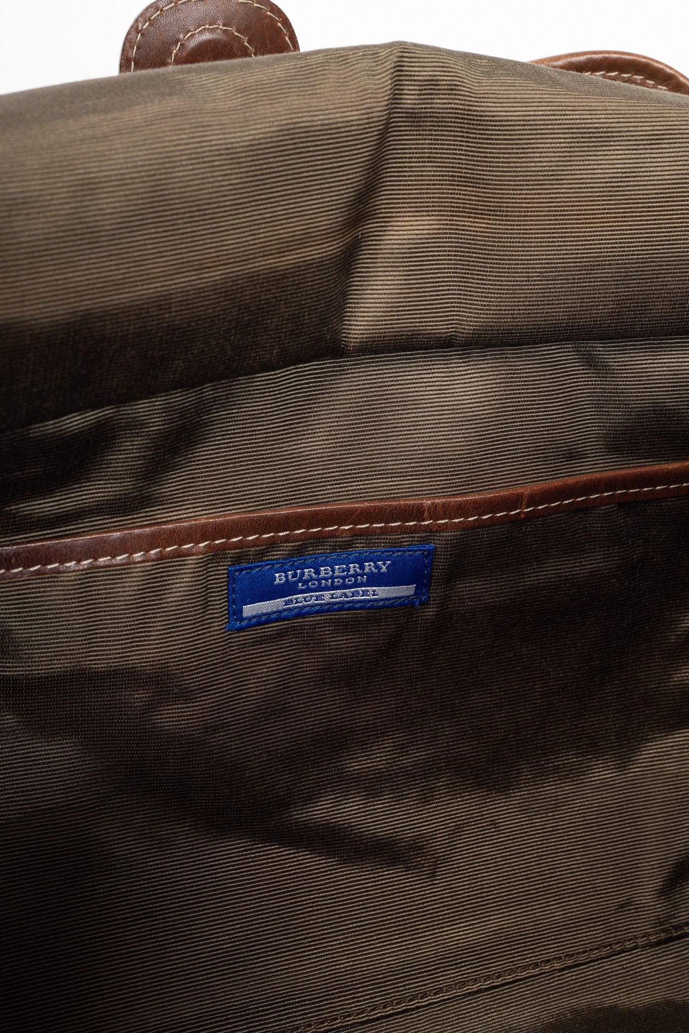 Burberry Burberry Blue Label Blue Denim & Leather-Trim Handbag Size ONE SIZE - 13 Thumbnail