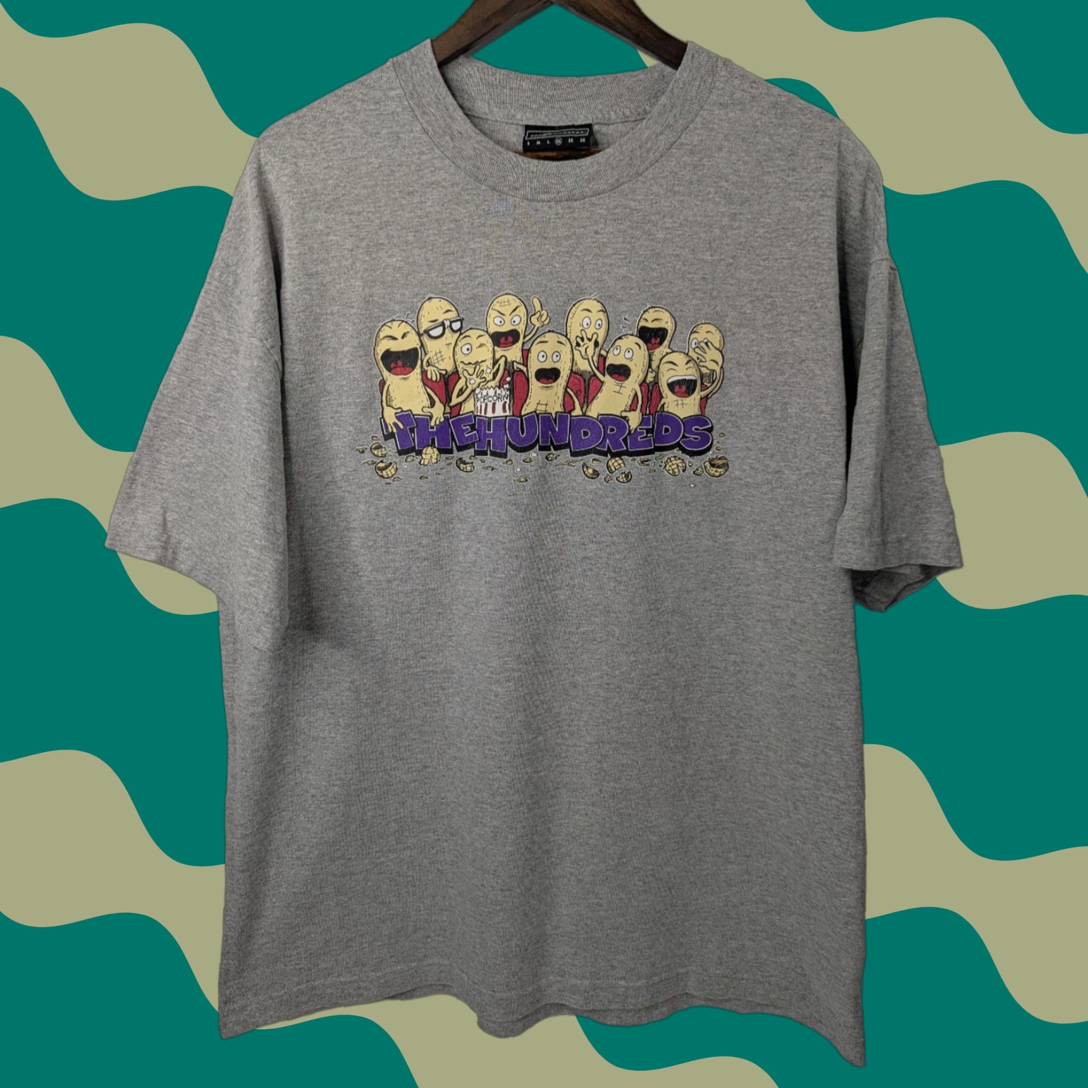 The Hundreds VINTAGE The Hundreds Streetwear T-Shirt Gray Mens XL Y2K Peanut Gallery Size US XL / EU 56 / 4 - 1 Thumbnail