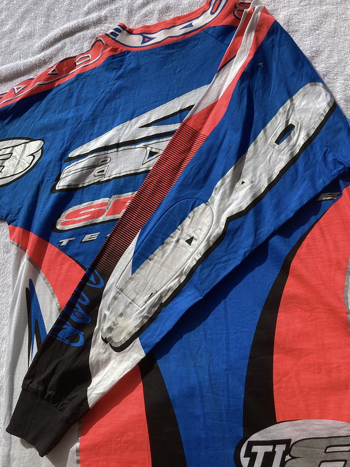 Vintage VTG 90s AXO sports racing team issue motorcycle jersey/LS Size US XXL / EU 58 / 5 - 4 Thumbnail