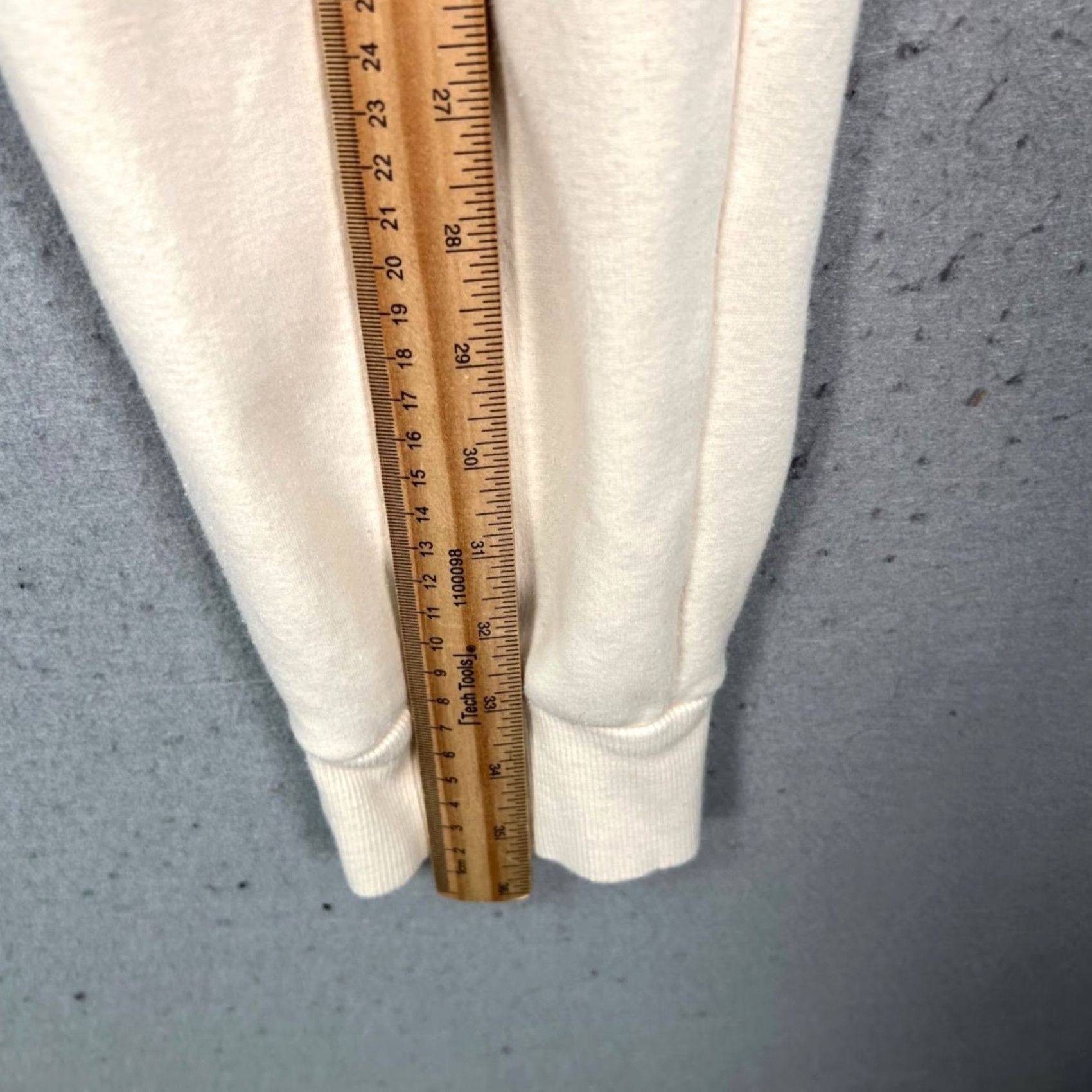 Uniqlo Uniqlo Womens Large Ivory White Jogger SweatPants Drawstring Waist Pants City Women's Size 36" / US 14 / IT 50 - 6 Thumbnail