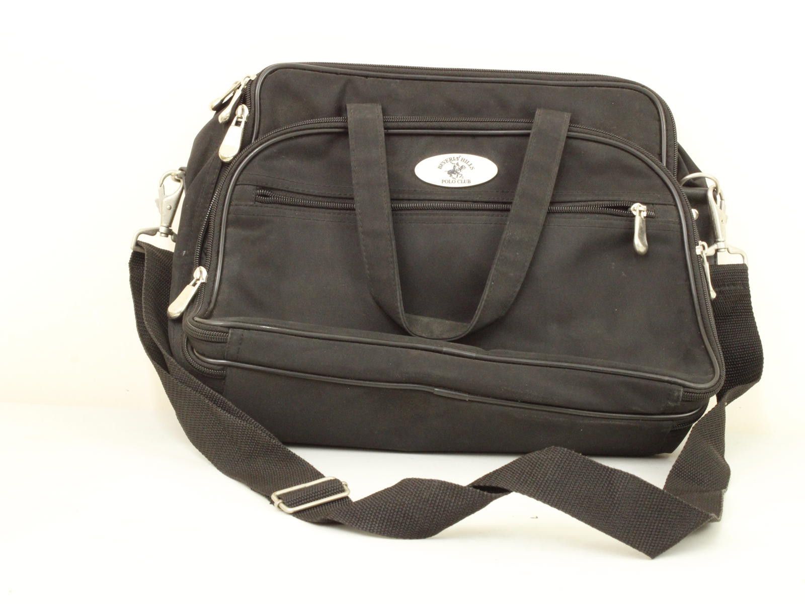 Beverly Hills Polo Club Beverley Hill Black Travel Bag Compartments Shoulder Strap Size ONE SIZE - 1 Thumbnail