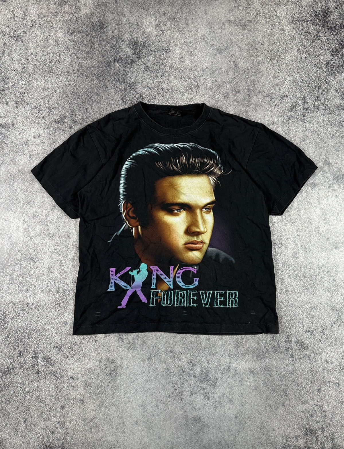 Band Tees Vintage Elvis 90s T-shirt Bands Tees Streetwear USA L Rock Size US L / EU 52-54 / 3 - 1 Thumbnail