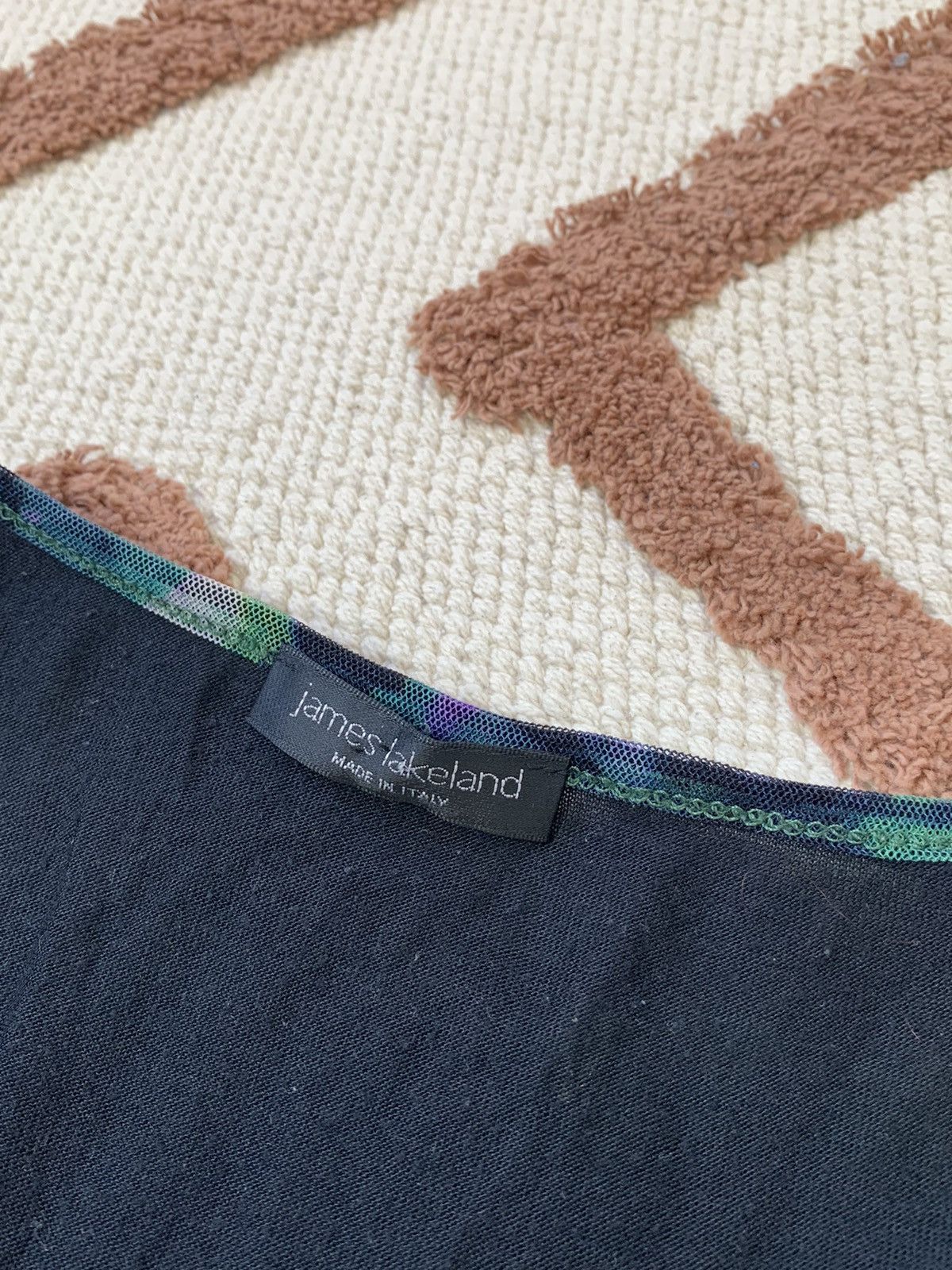 Vintage MESH MADE IN ITALY JAMES LAKELAND Y2K LONG SLEEVE TOP Size S / US 4 / IT 40 - 4 Thumbnail
