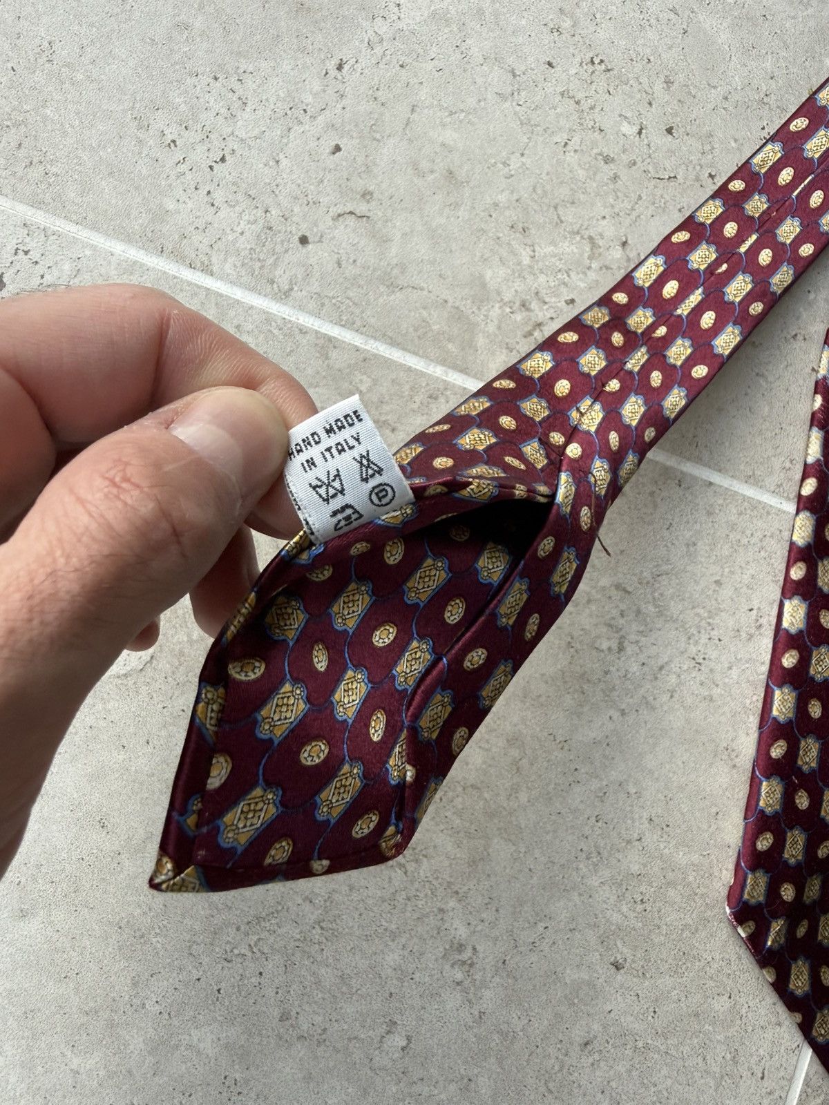 Zilli Zilli Men’s Tie Pure Silk Red Size ONE SIZE - 4 Thumbnail