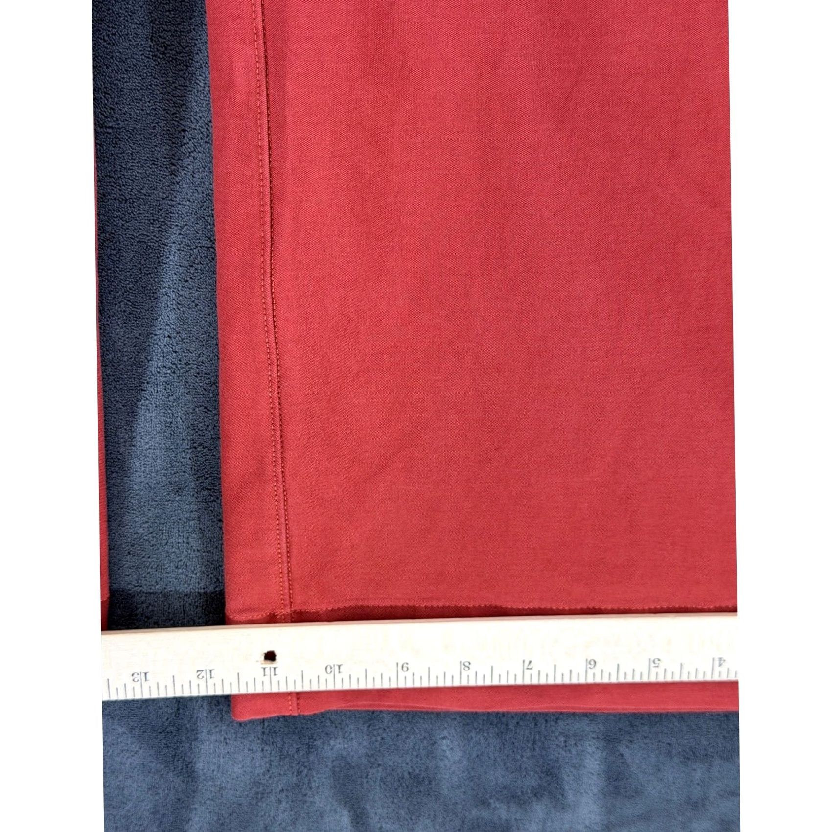 Lululemon Lululemon City Sleek 5 Pocket Wide Leg Pants Red Warpstreme Size 32 Women Twill 4-Way Stretch High Rise Ankle Capris Style LW5ENJS Size 24" / US 00 / IT 34 - 7 Thumbnail