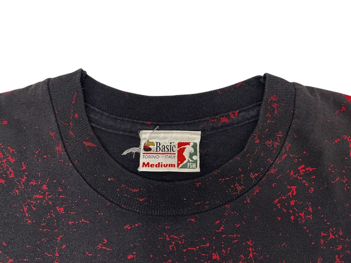Vintage Vintage AC Milan paint splatter tee Size US M / EU 48-50 / 2 - 6 Thumbnail