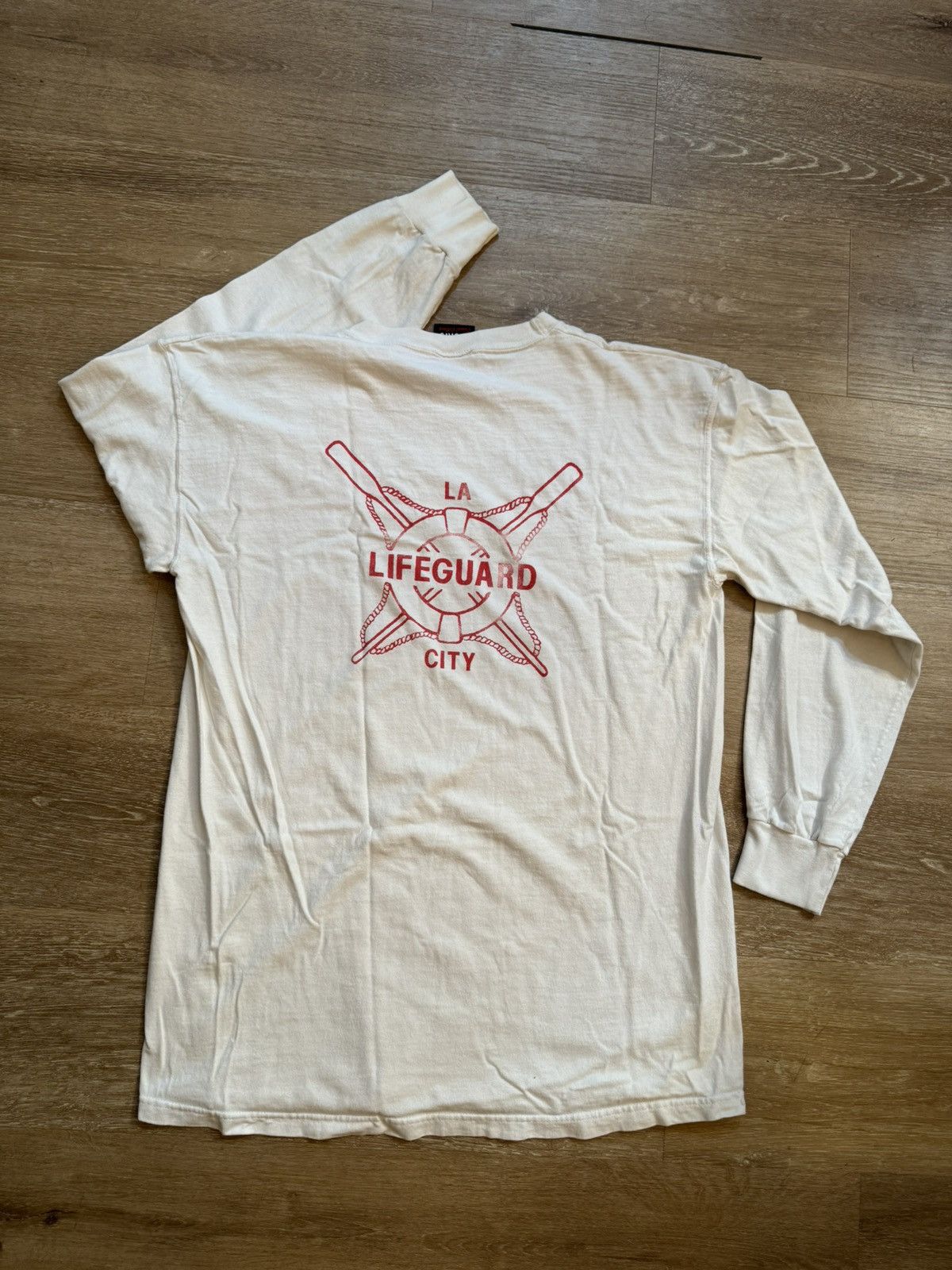 Signal Sport × Vintage Vintage Los Angeles City Lifeguard Long-sleeve Graphic Tee L Size US L / EU 52-54 / 3 - 10 Thumbnail