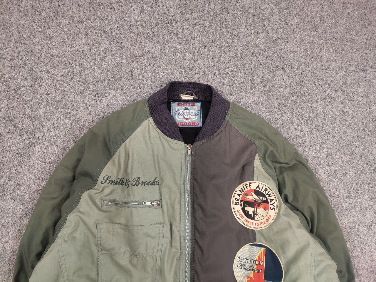 Vintage Vintage 90's Pennsylvania Central Patsh Bomber Jacket USA Size US L / EU 52-54 / 3 - 4 Thumbnail